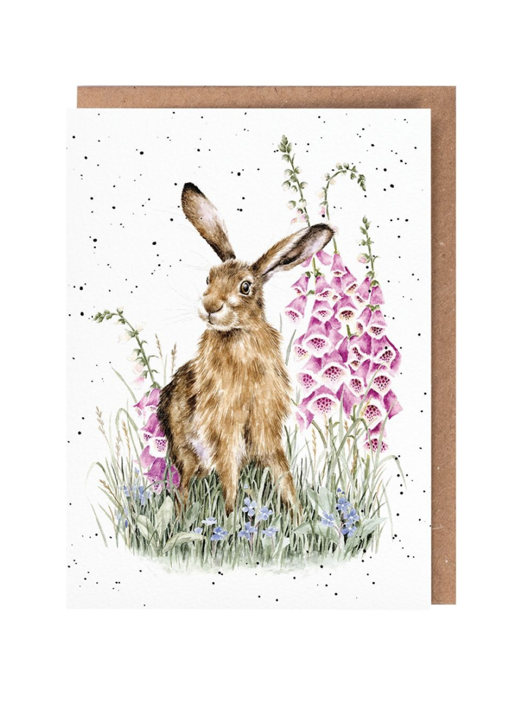Wrendale Designs The Wild Garden Hare Greeting Card