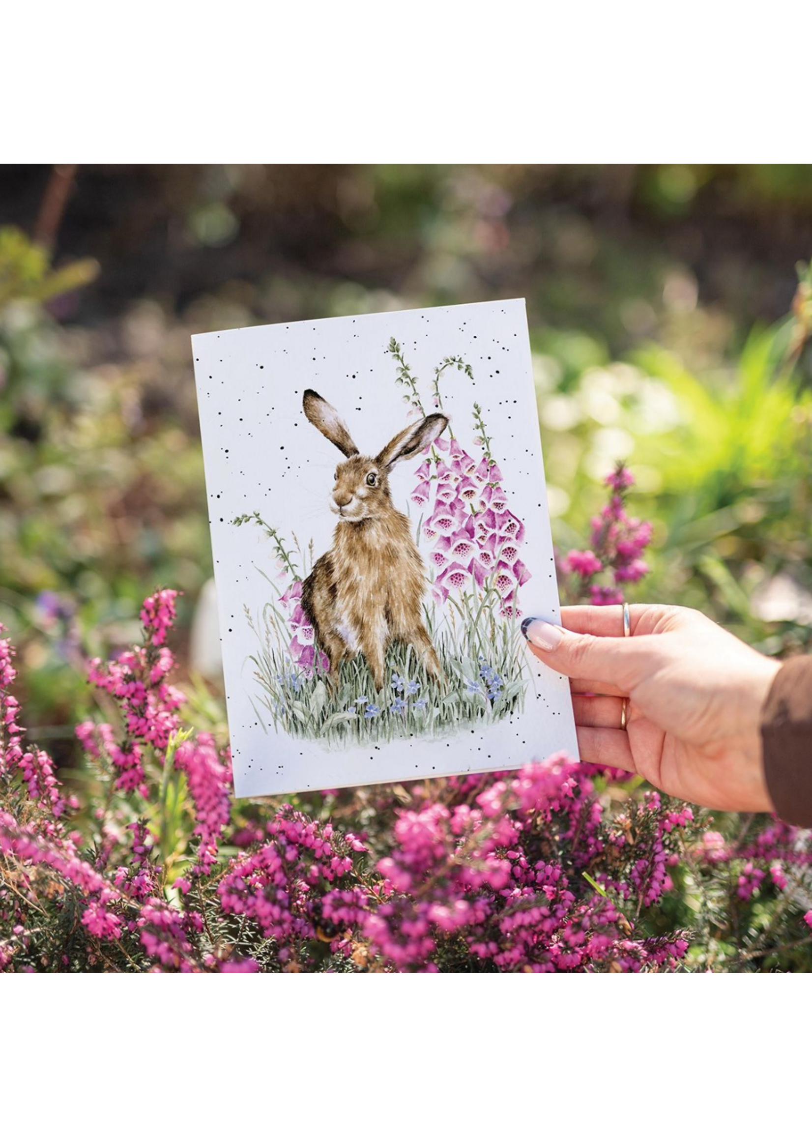 Wrendale Designs The Wild Garden Hare Greeting Card