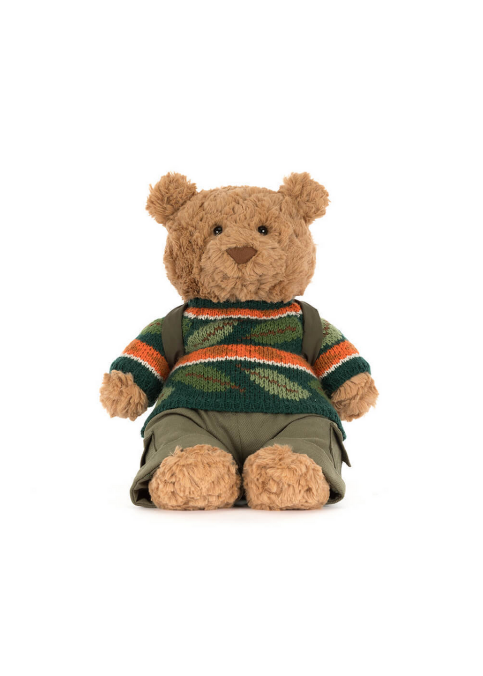 Jellycat Bartholomew Bear Hiking Outfit Jellycat