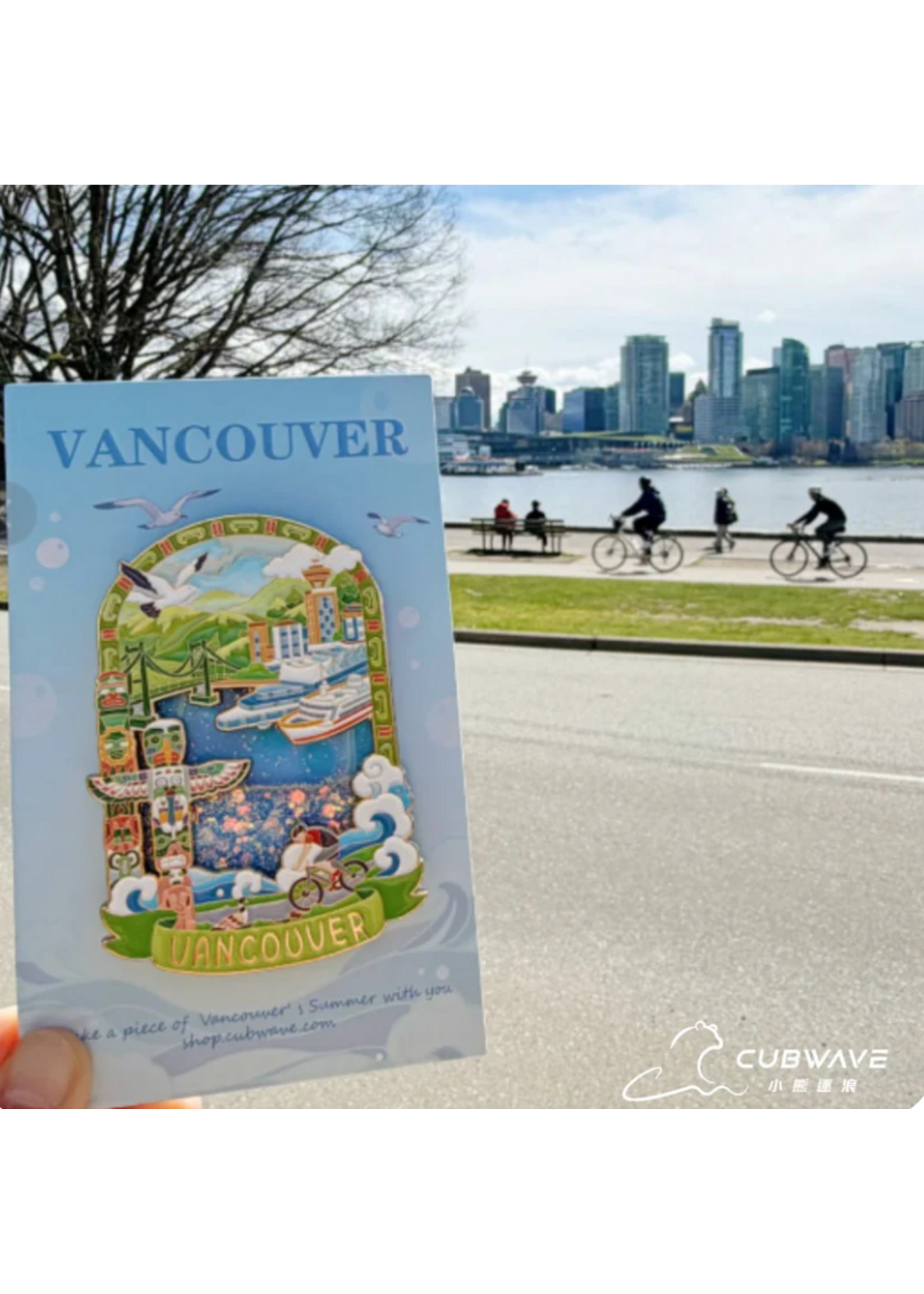 Cubwave Vancouver Stanley Park Ocean Flow Magnet