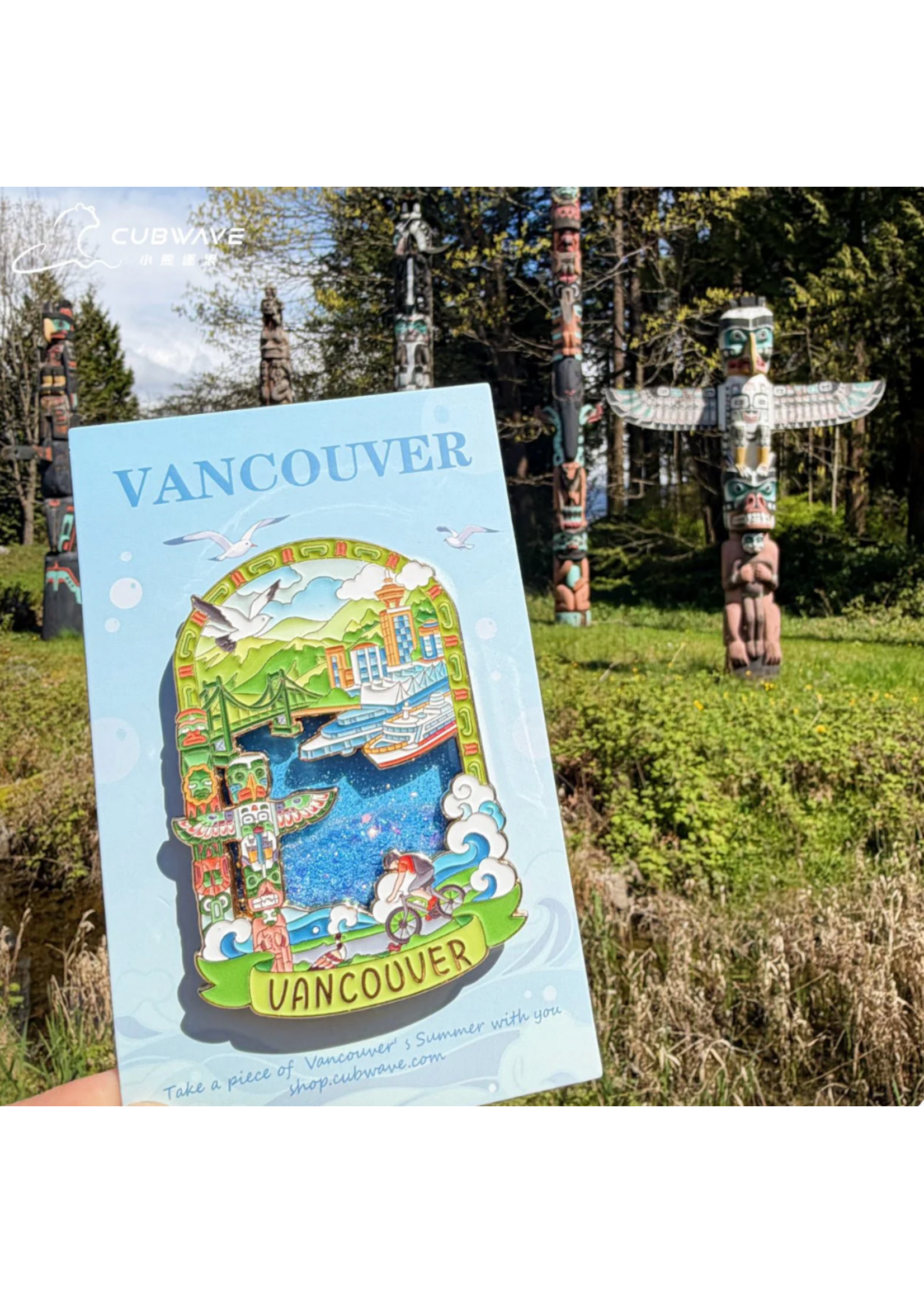 Cubwave Vancouver Stanley Park Ocean Flow Magnet