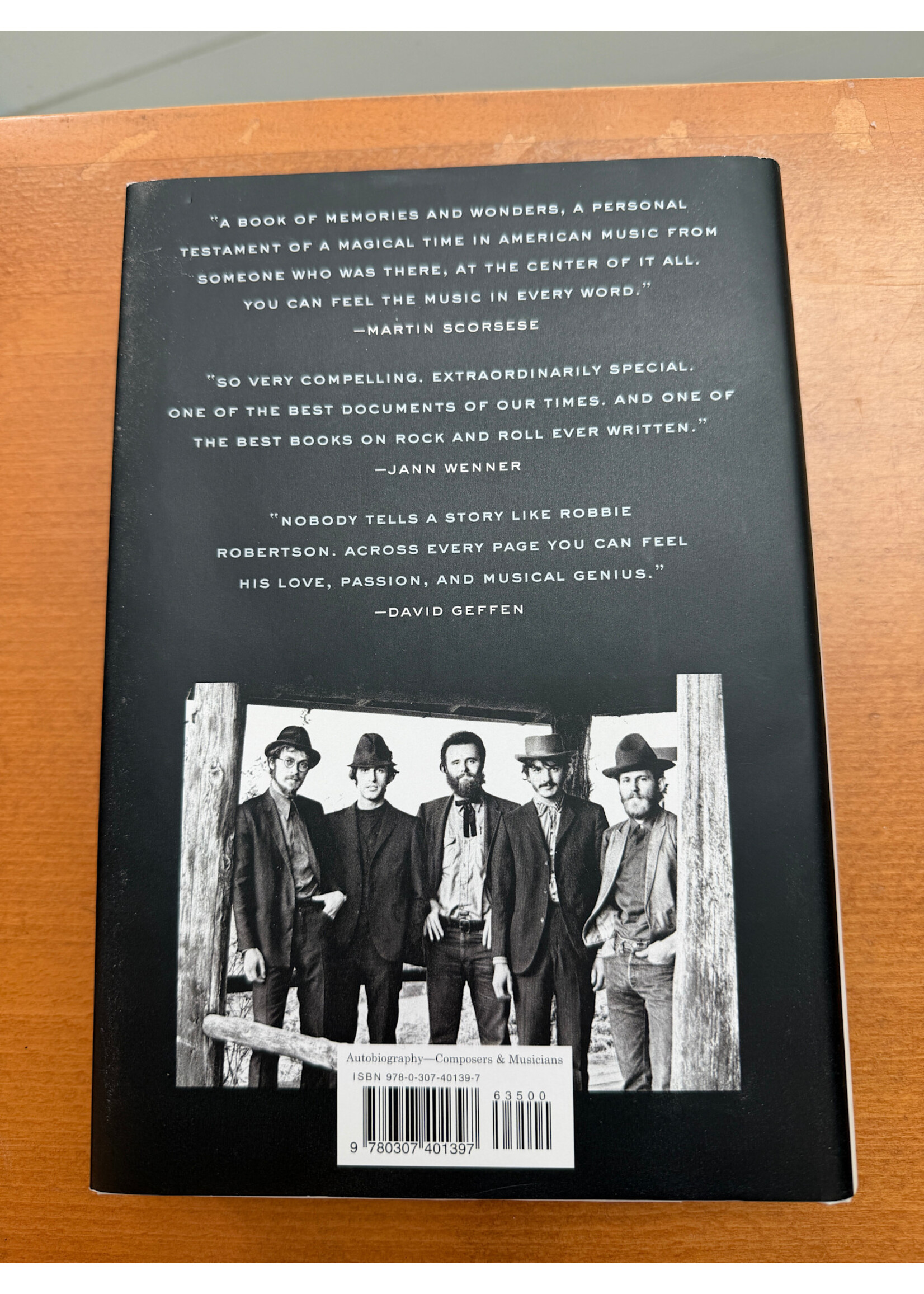 Testimony by Robbie Robertson IN STORE PICK UP ONLY