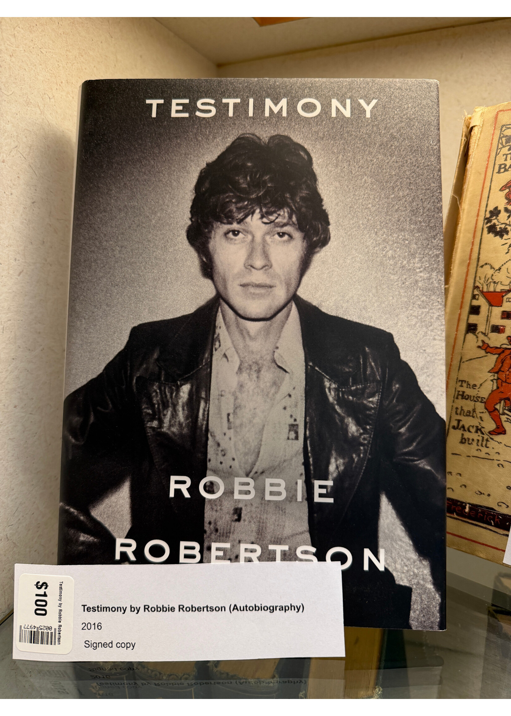 Testimony by Robbie Robertson IN STORE PICK UP ONLY