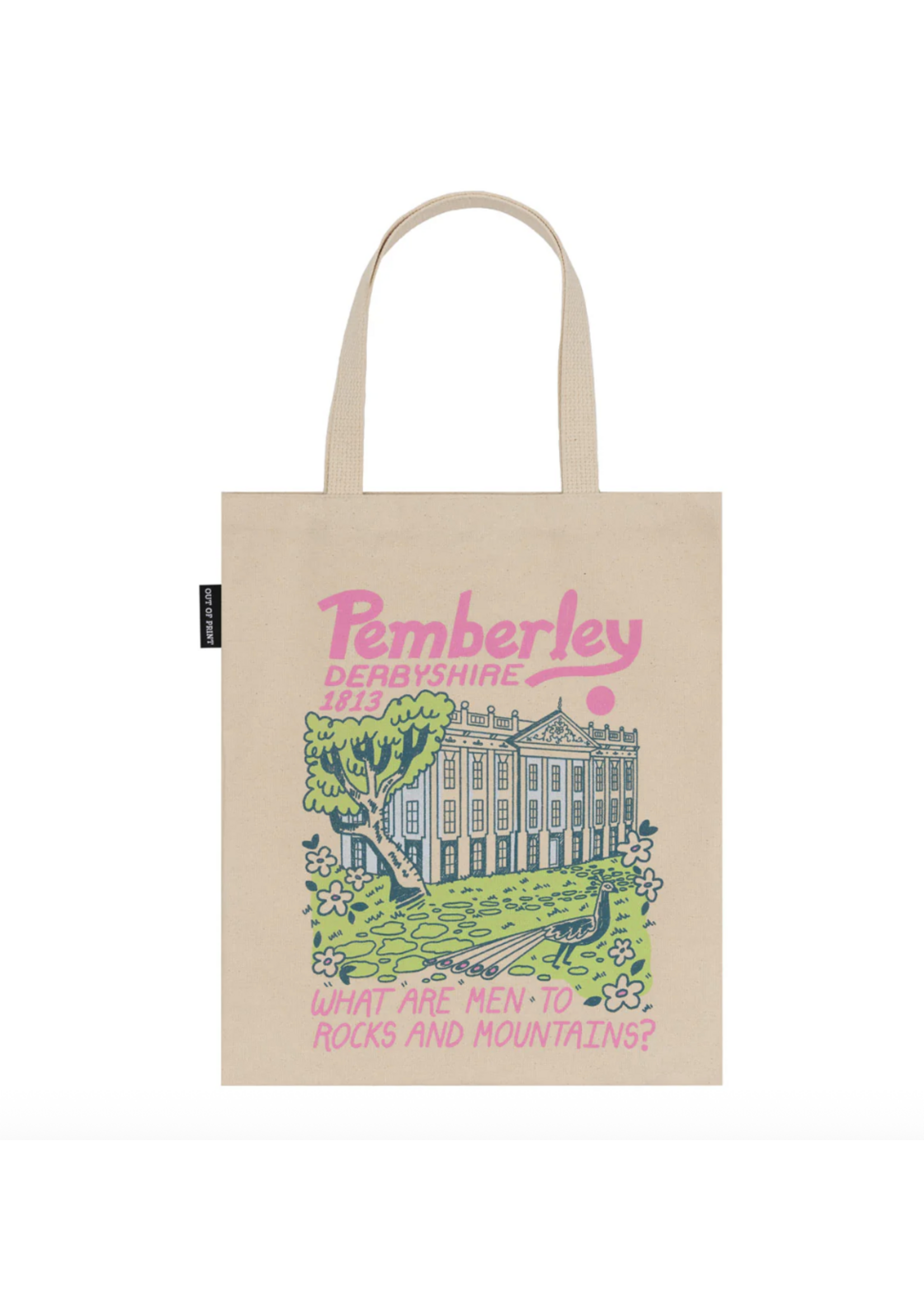 Out of Print Pemberley Jane Austen Tote