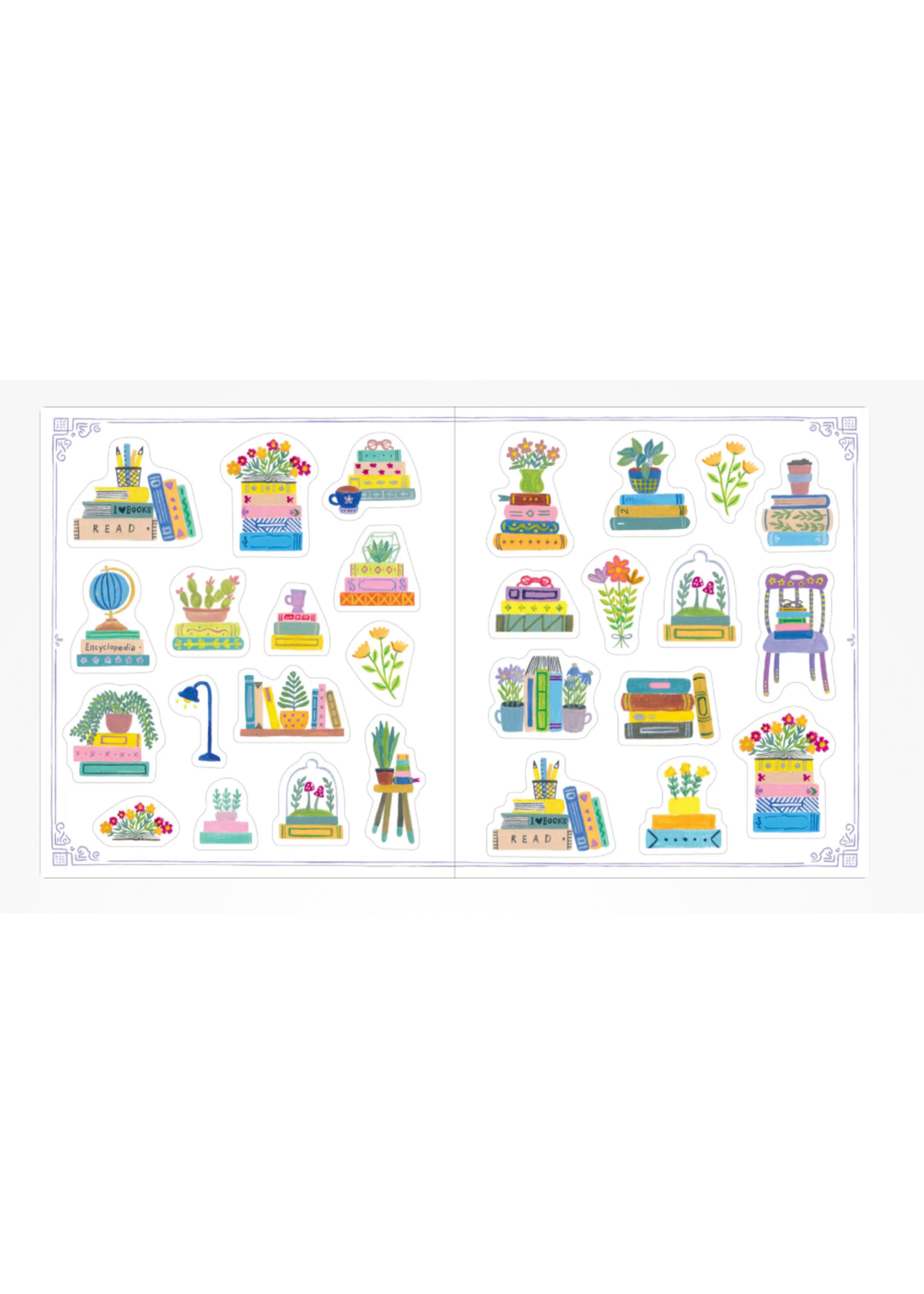 Workman Publishing A Book Lover's Sticker Book