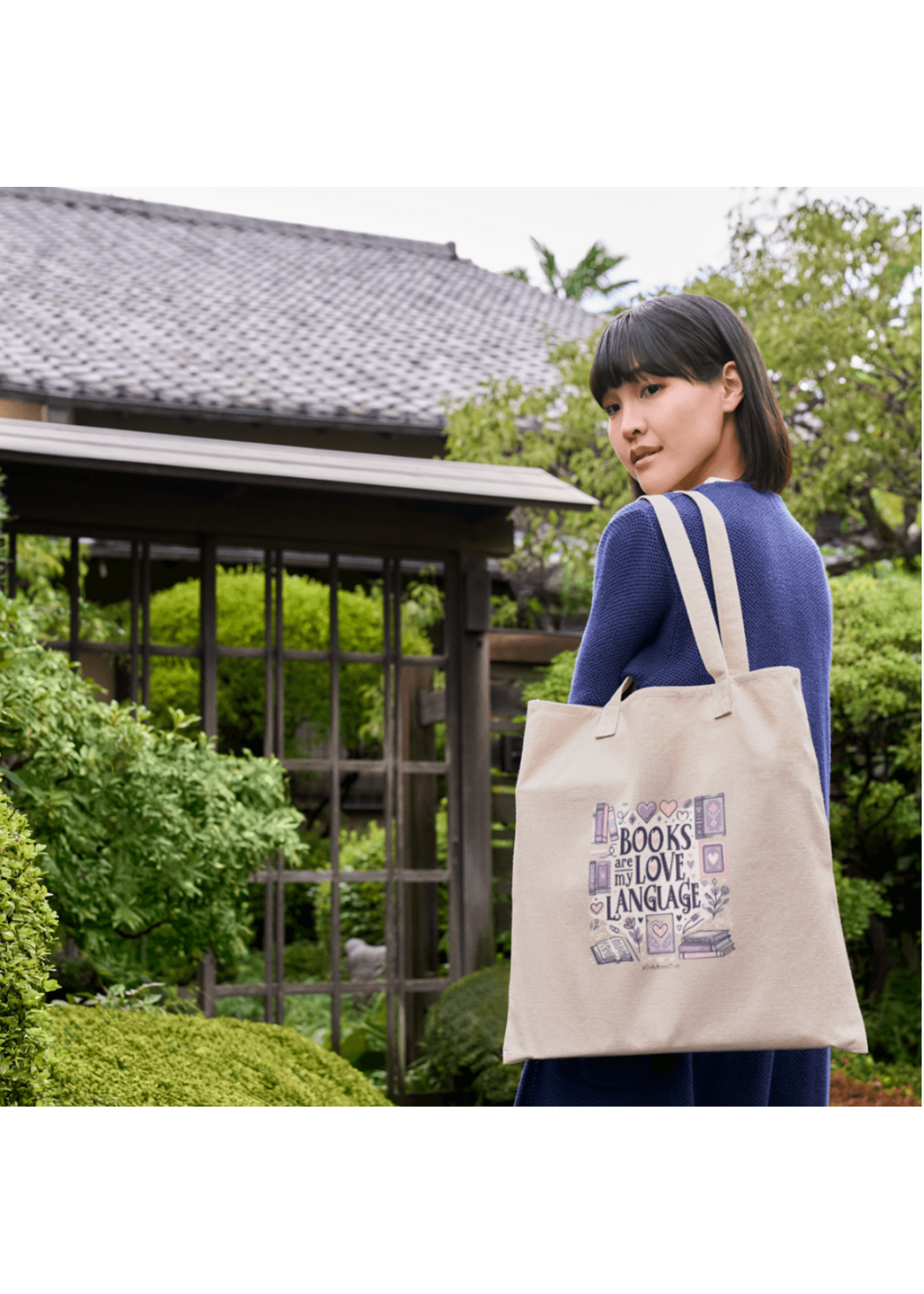 The Bookclub Boutique Books Are My Love Language Tote