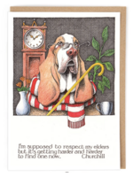 Cath Tate Respect Elders Basset Hound