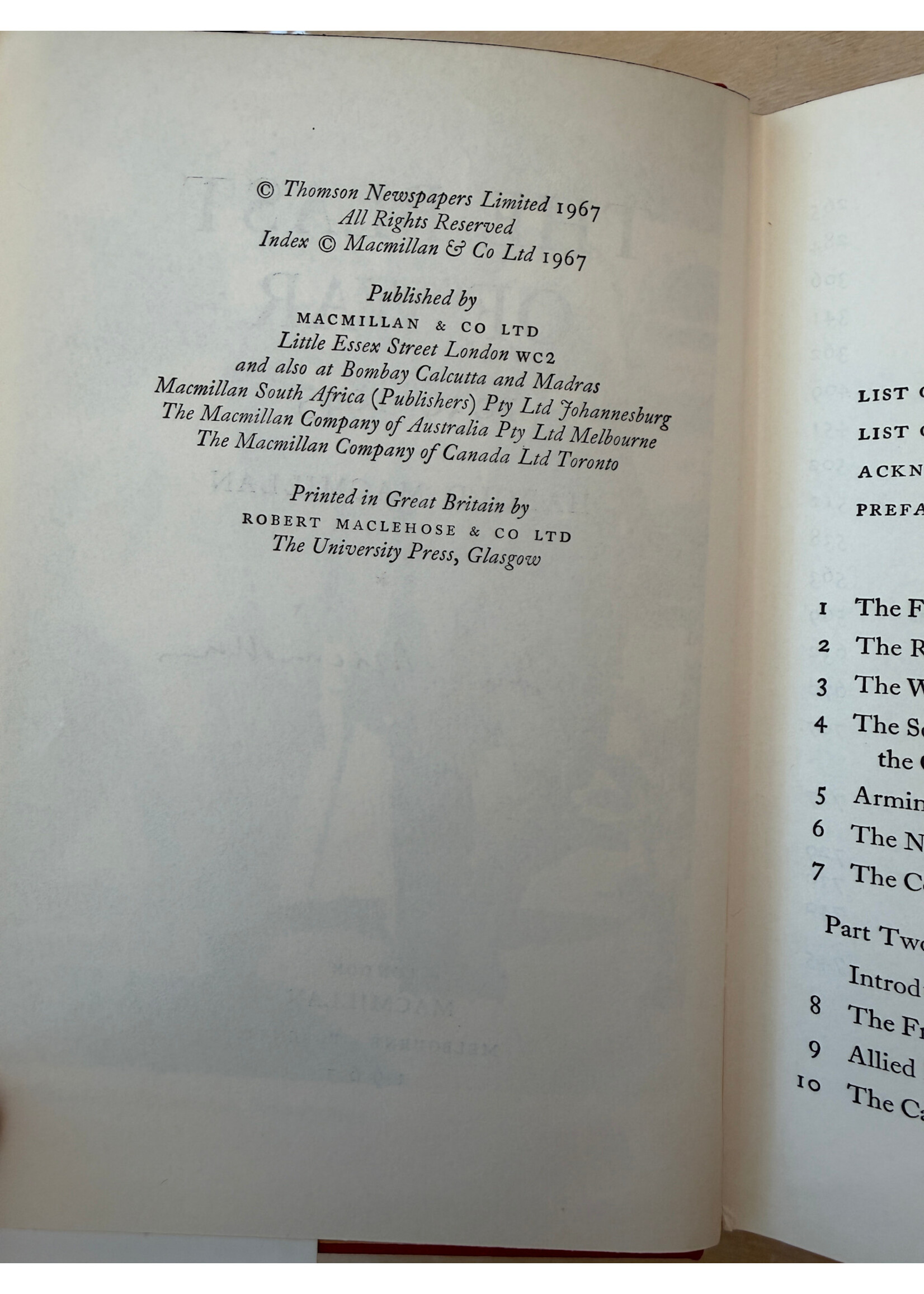 The Blast of War by Harold Macmillan IN STORE PICKUP ONLY