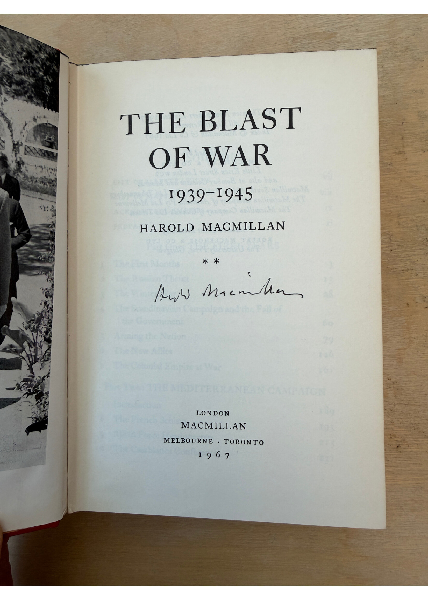 The Blast of War by Harold Macmillan IN STORE PICKUP ONLY