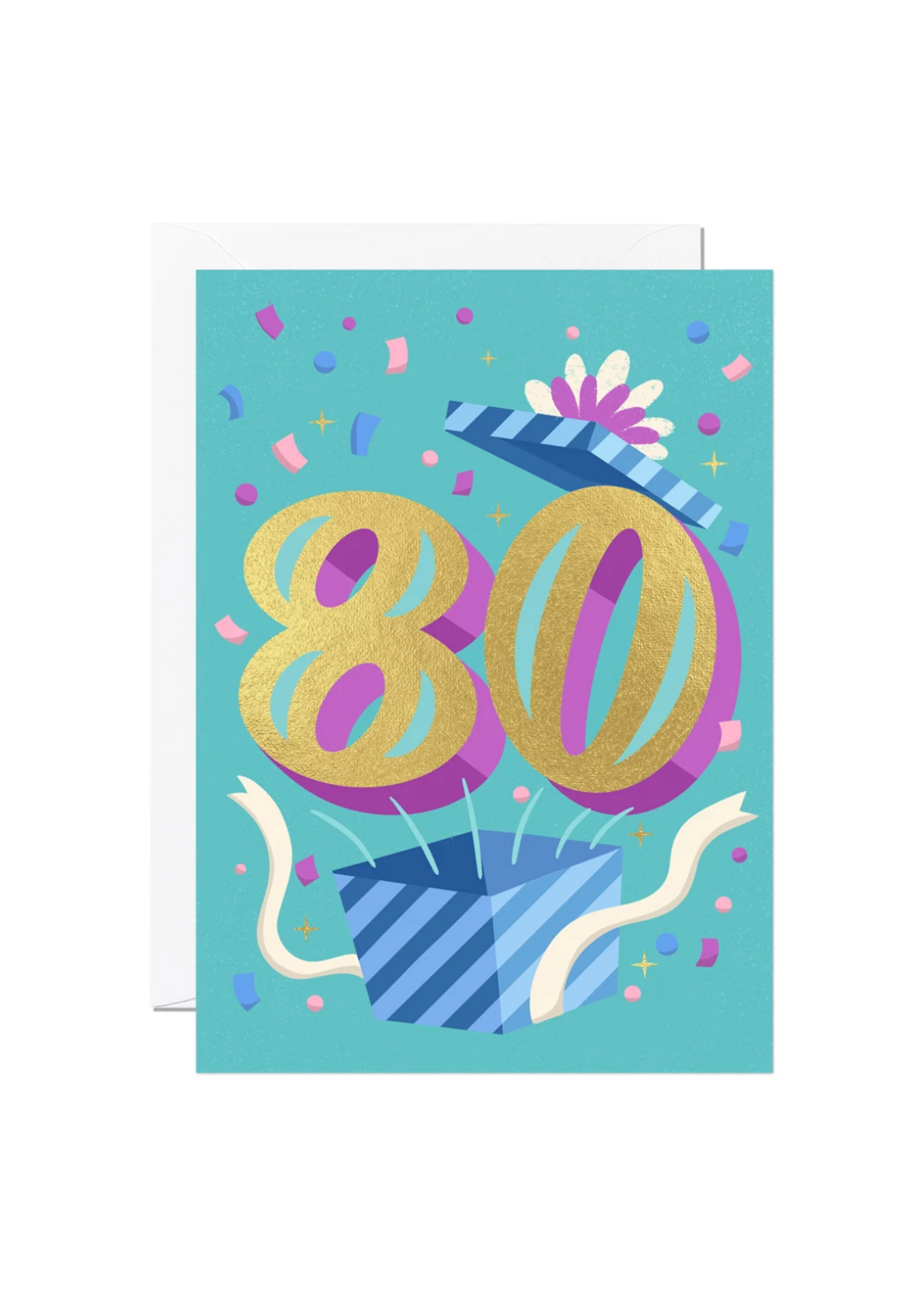 Ricicle Cards 80th Birthday Box Jess Miller