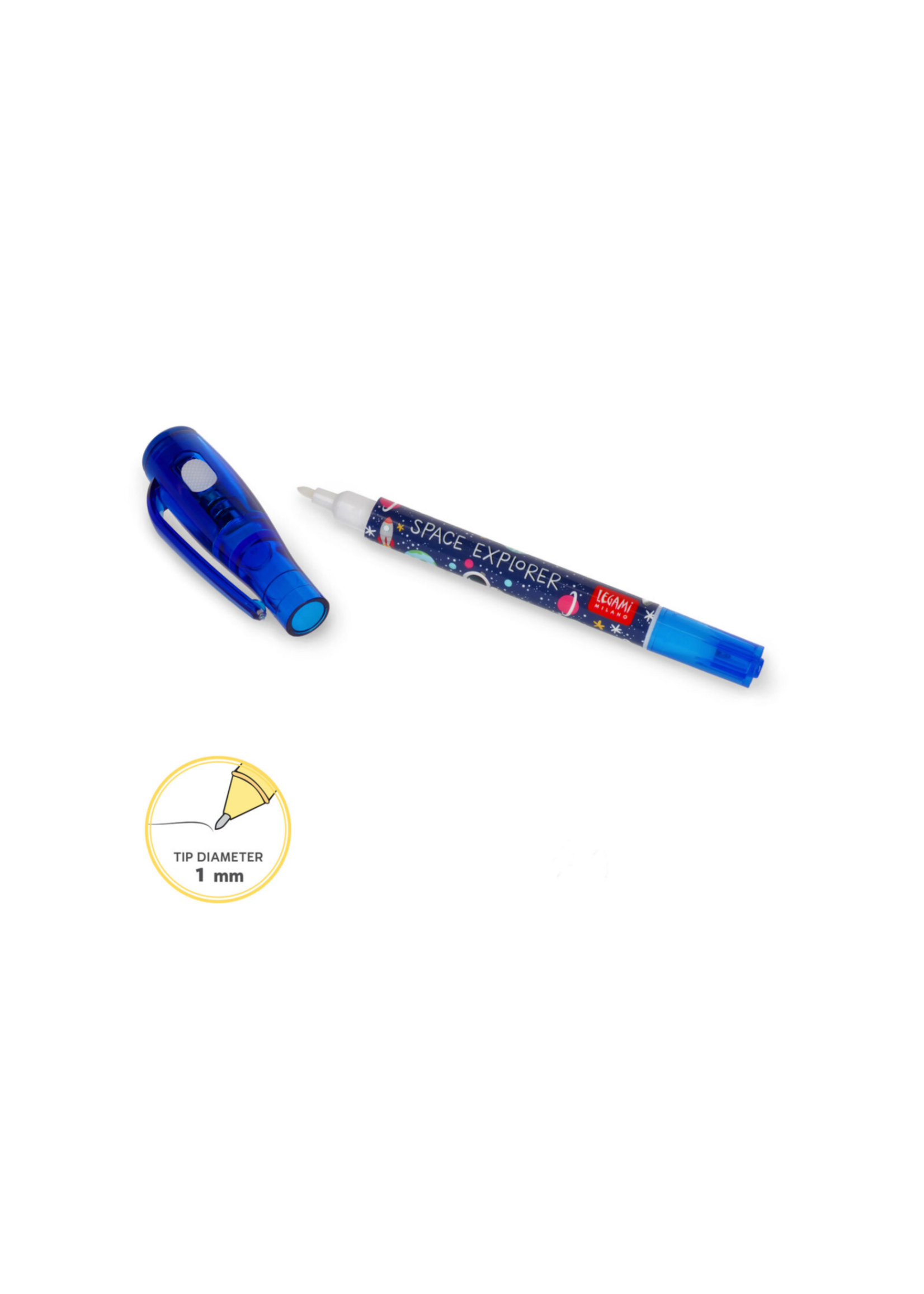 Legami Magic Invisible Ink Pen Blue 3 in 1