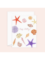 Almeida Illustrations Happy Birthday Shells