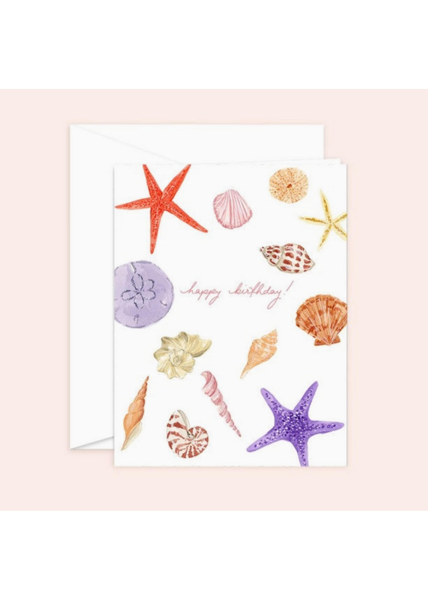 Almeida Illustrations Happy Birthday Shells