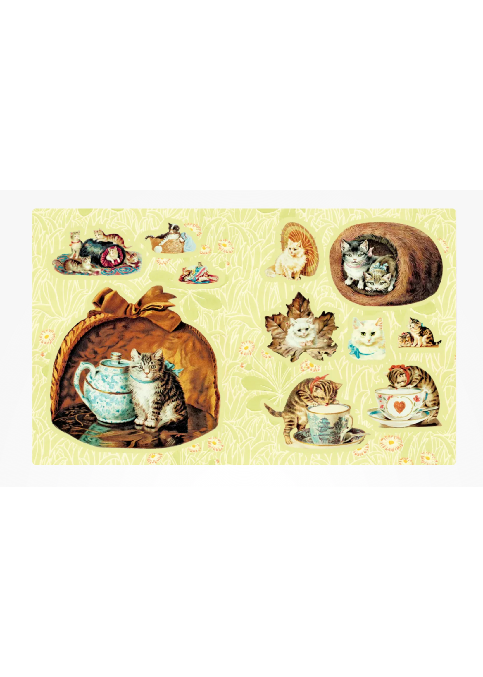 Workman Publishing Cynthia Hart's Victoriana Cats Sticker Book