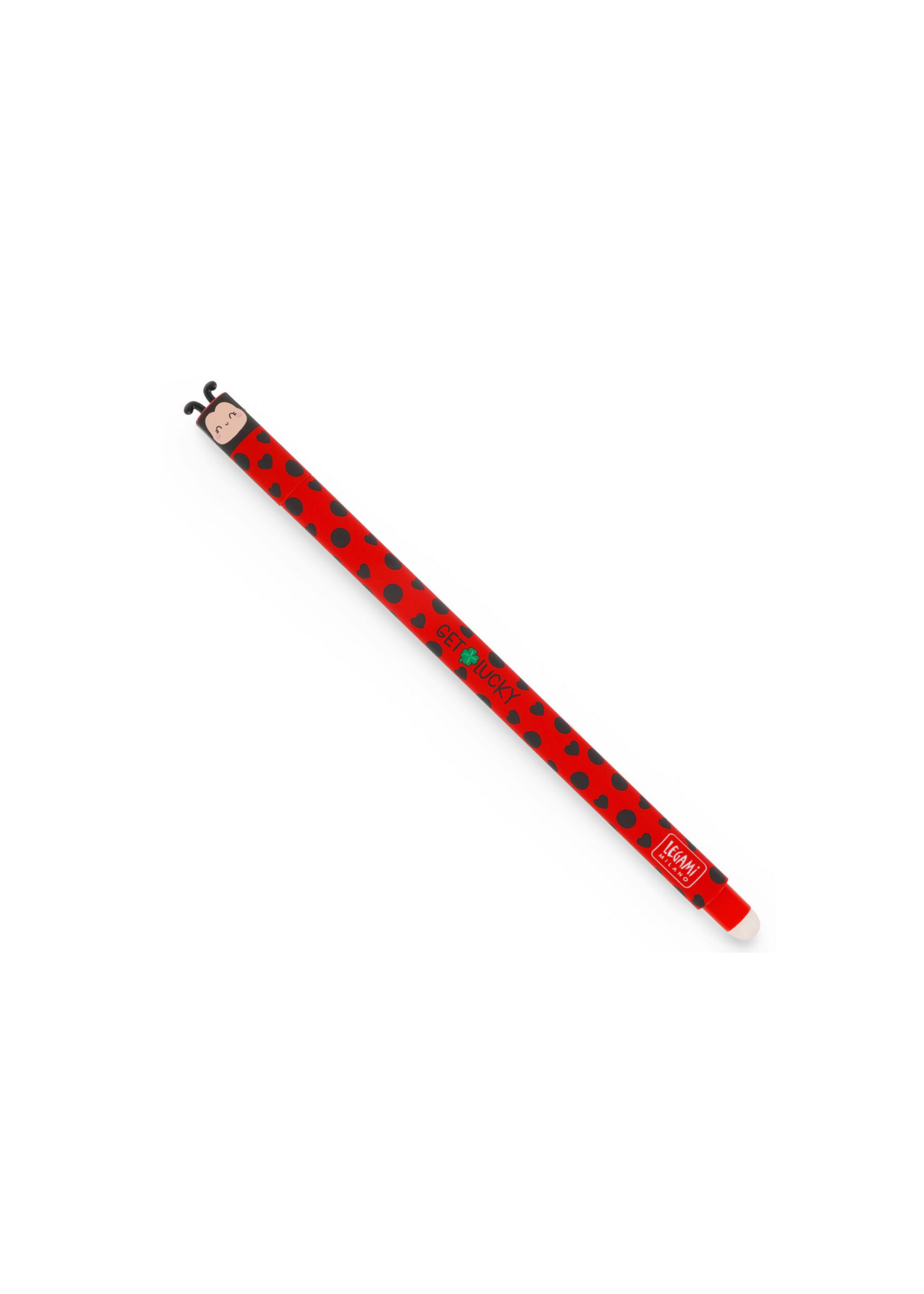 Legami Ladybug Erasable Pen Red