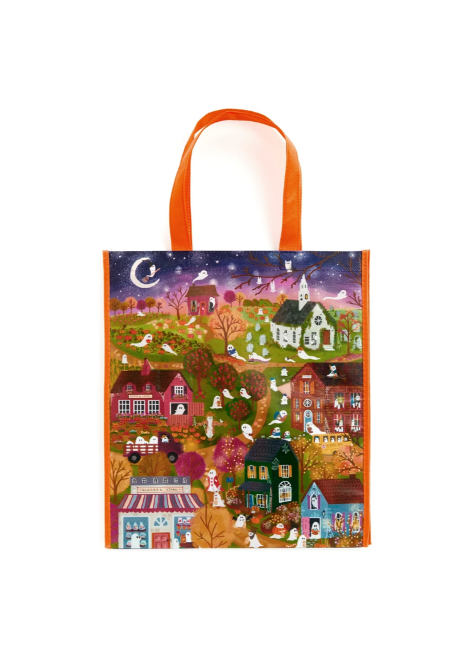 Mudpuppy Joy Laforme Spooky Village Reusable Bag