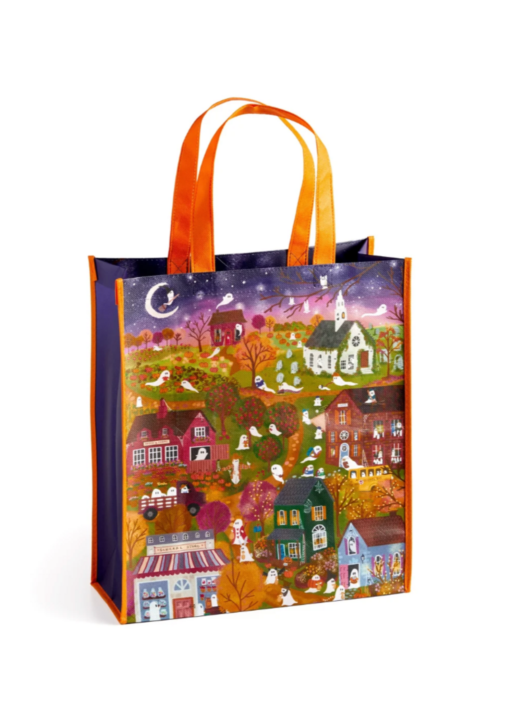 Mudpuppy Joy Laforme Spooky Village Reusable Bag