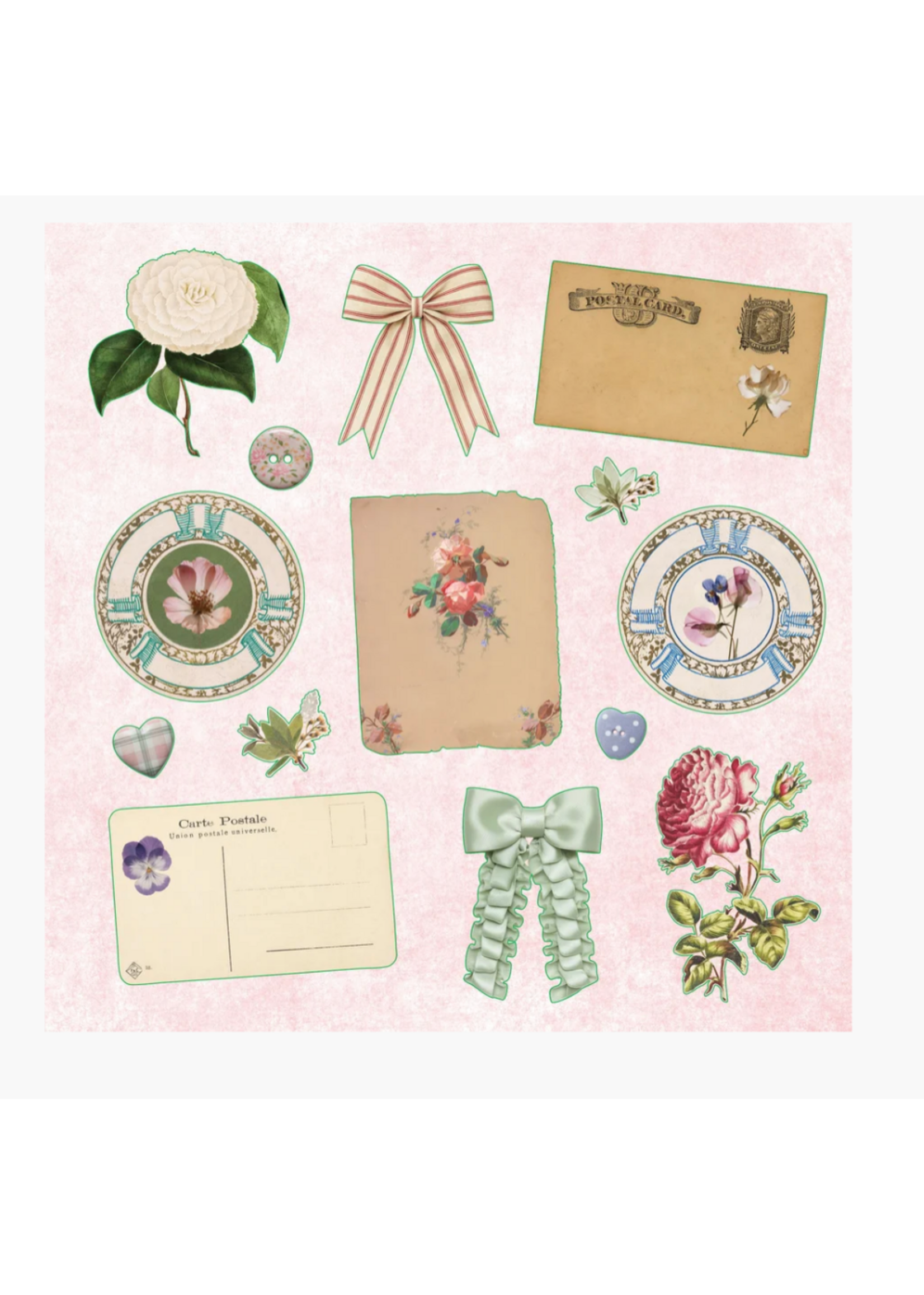 Peter Pauper Press La Petite Coquette Sticker Book