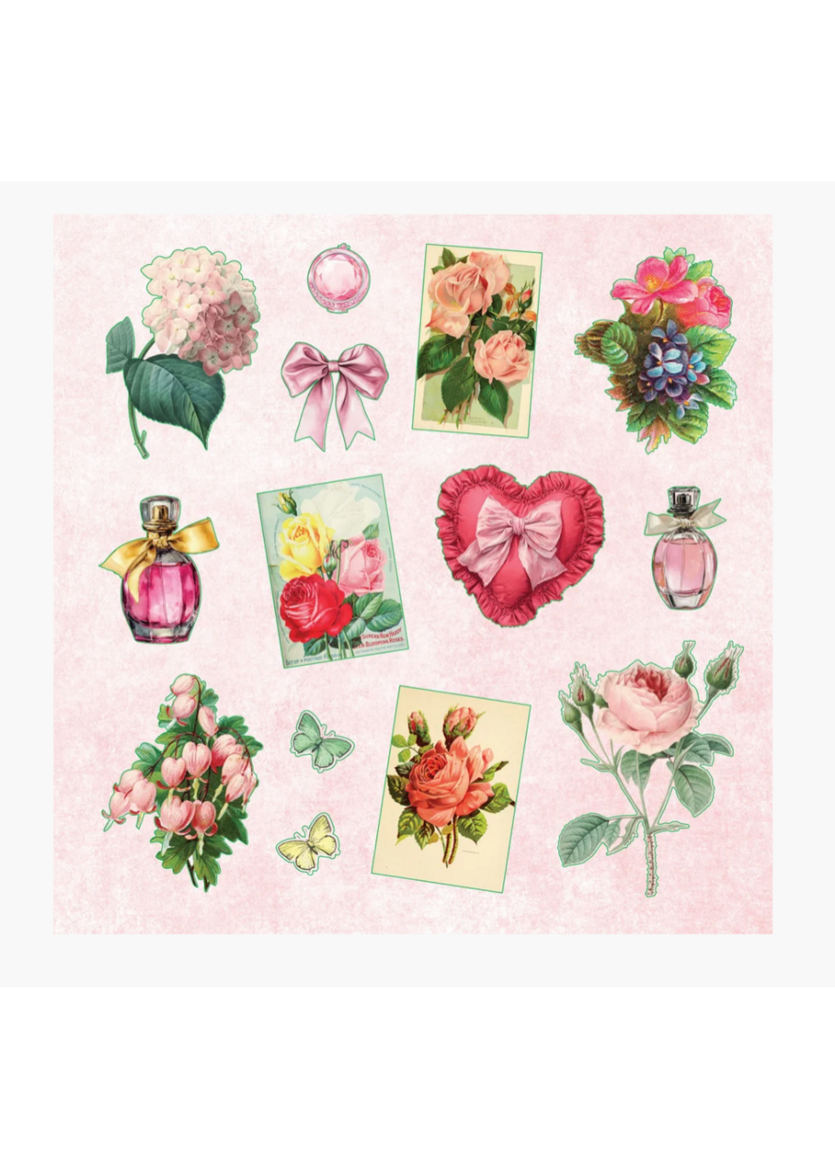 Peter Pauper Press La Petite Coquette Sticker Book