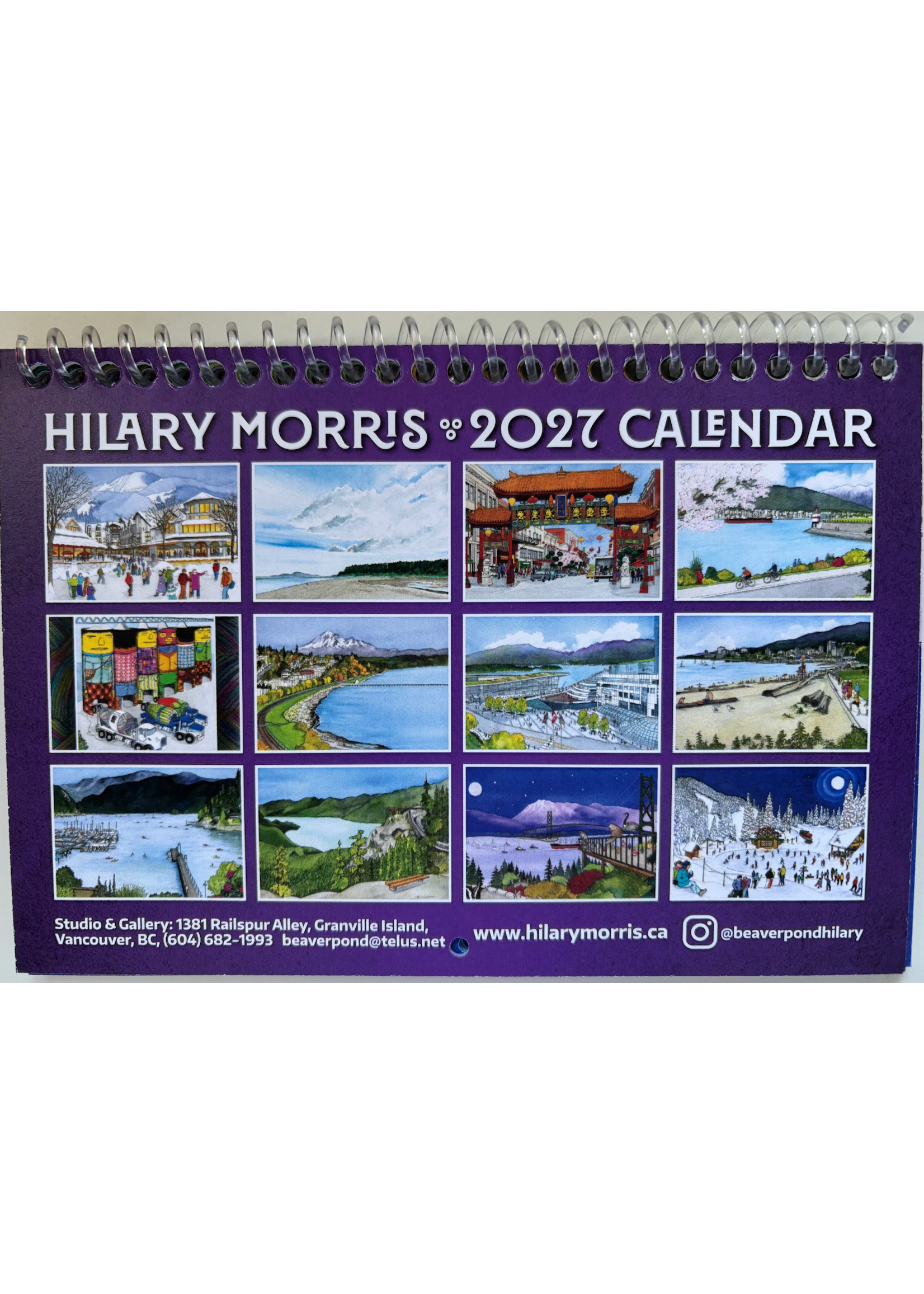 Beaver Pond 2027 Desk Calendar / Hilary Morris