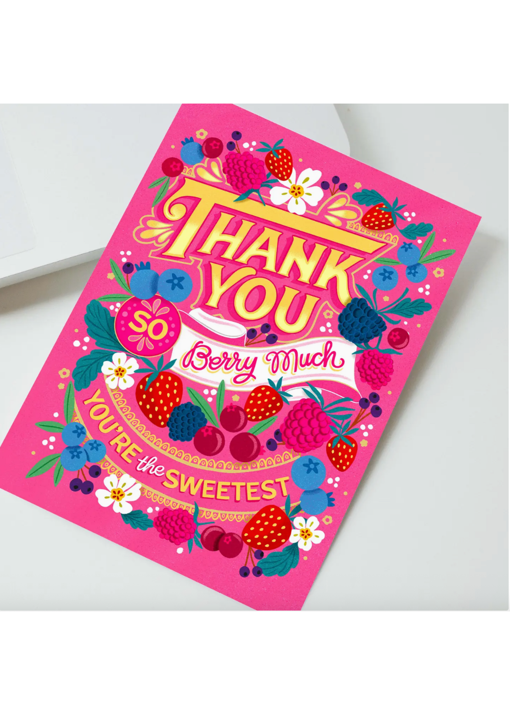 To and From Gift Co. Thank You Berry Much Sweetest