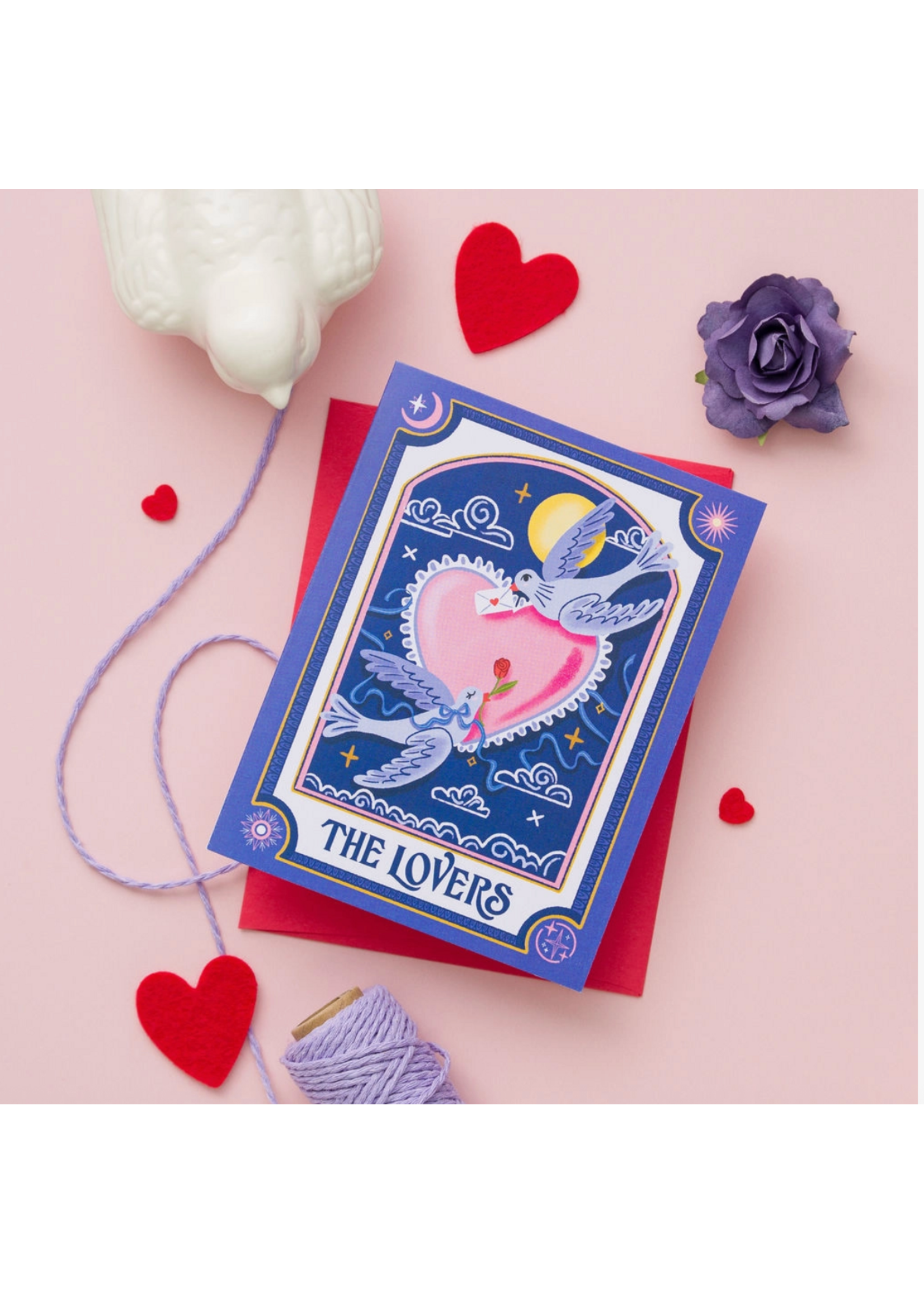 To and From Gift Co. The Lovers Tarot Card