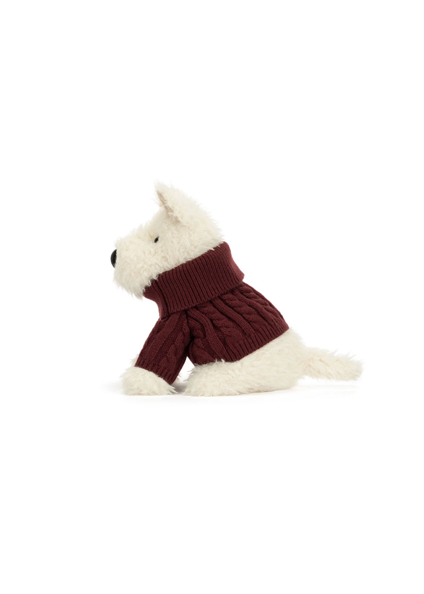 Jellycat Munro Scottie Dog Winter Jumper Outfit Jellycat
