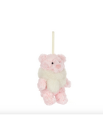Jellycat Leola Bear Winter Warmer Decoration Ornament Jellycat