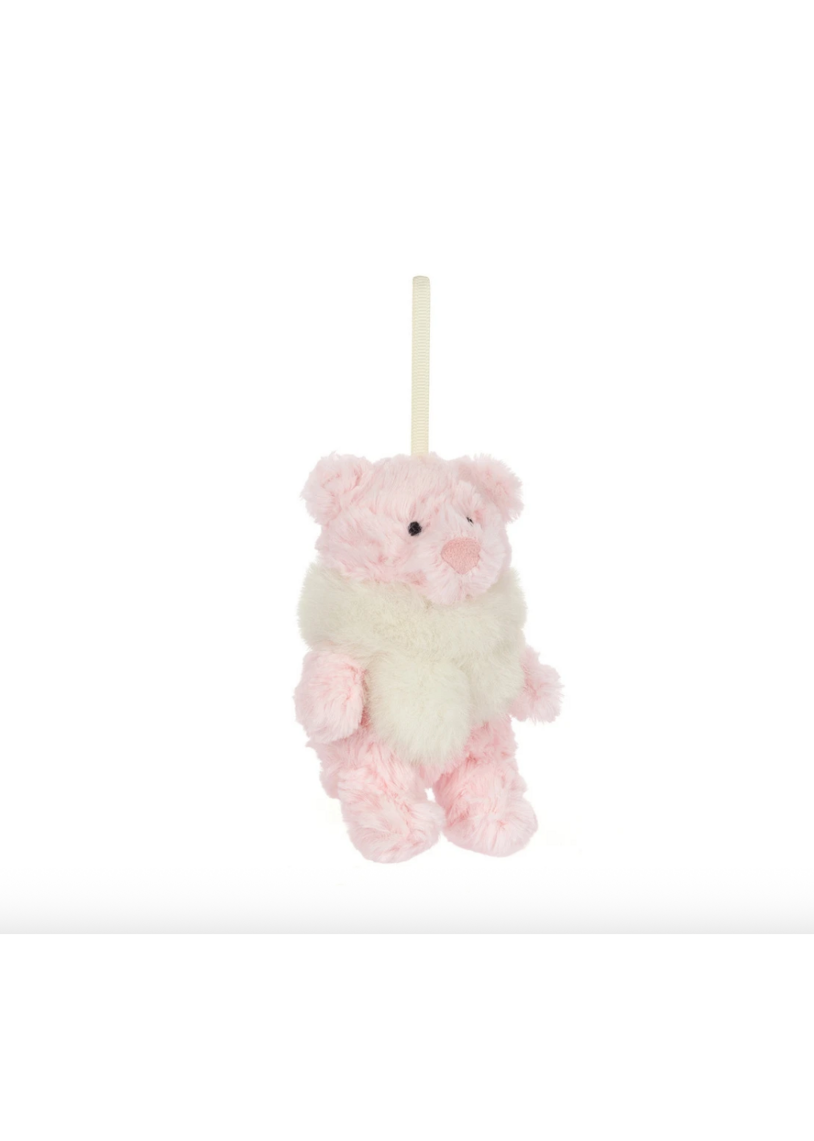 Jellycat Leola Bear Winter Warmer Decoration Ornament Jellycat