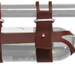 LEATHER WINE HOLDER BROWN