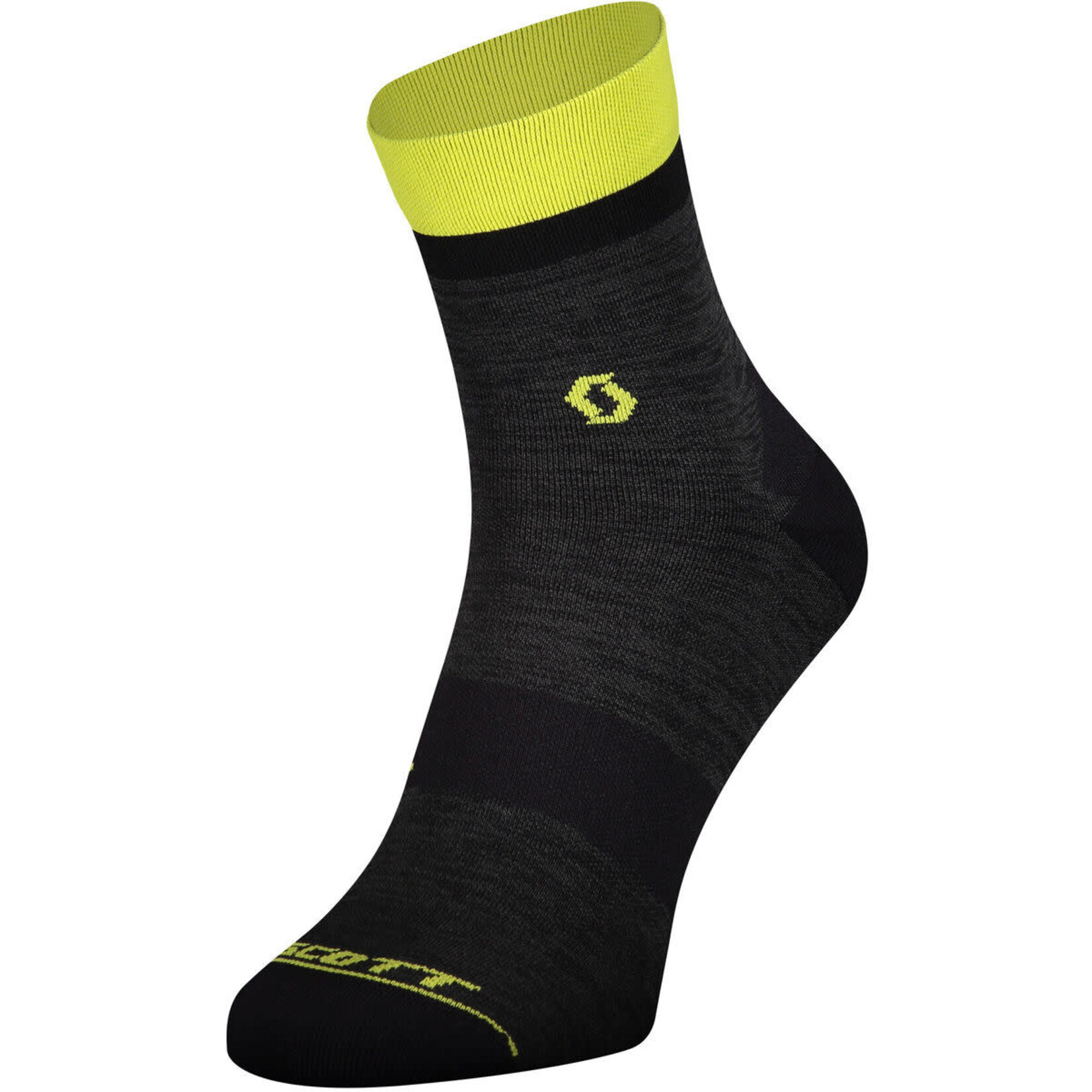 Scott SCO Sock Trail Quarter dk gr/sul yl 39-41