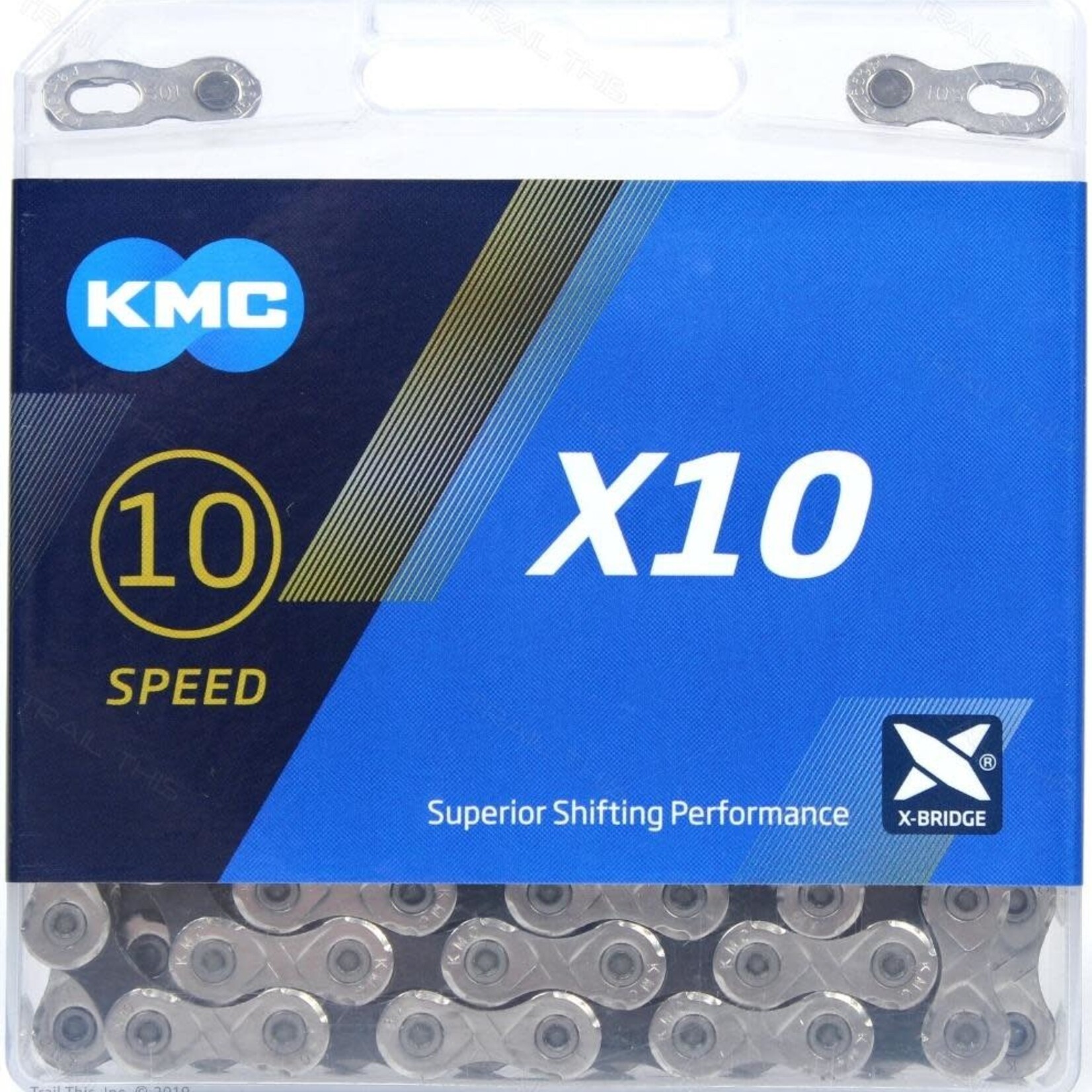 KMC KMC, X10, Chain, 10sp., 116 links, Silver