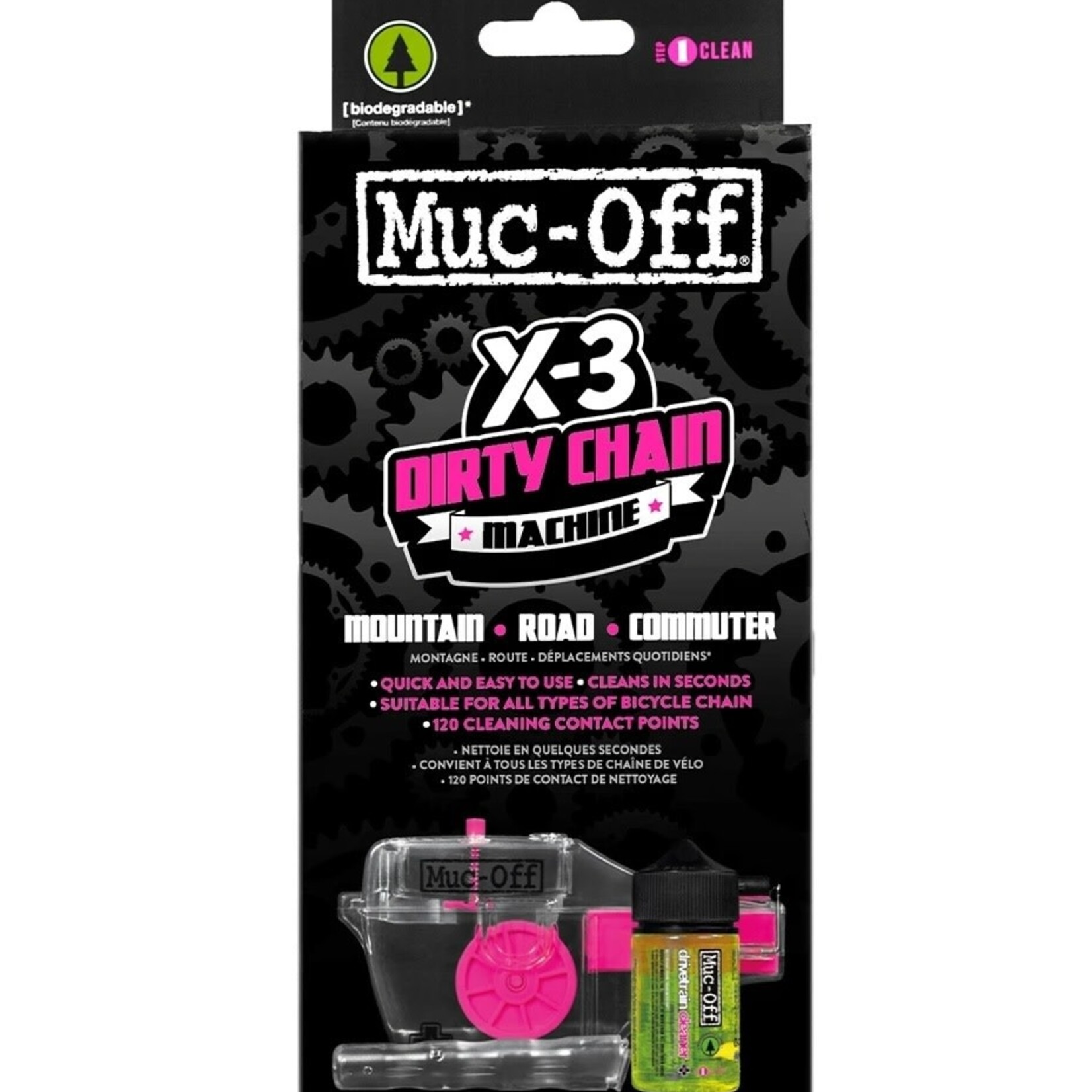 Muc-off Muc-Off, X3, Chain Cleaning Kit