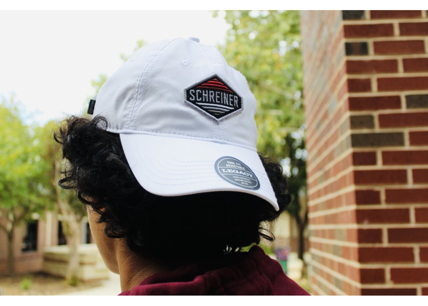 Legacy White Adjustable Hat (Diamond Logo)