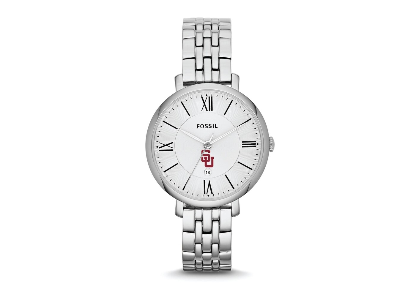 Fossil Fossil Large Face Women's Silver Watch