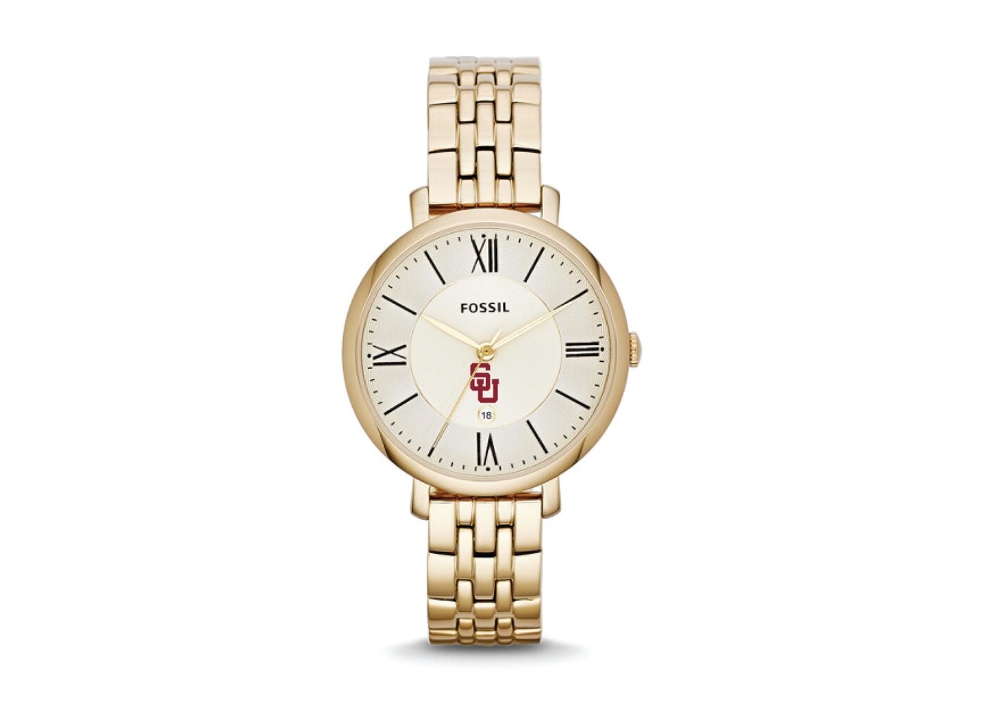Fossil Fossil Large Face Women's Gold Watch