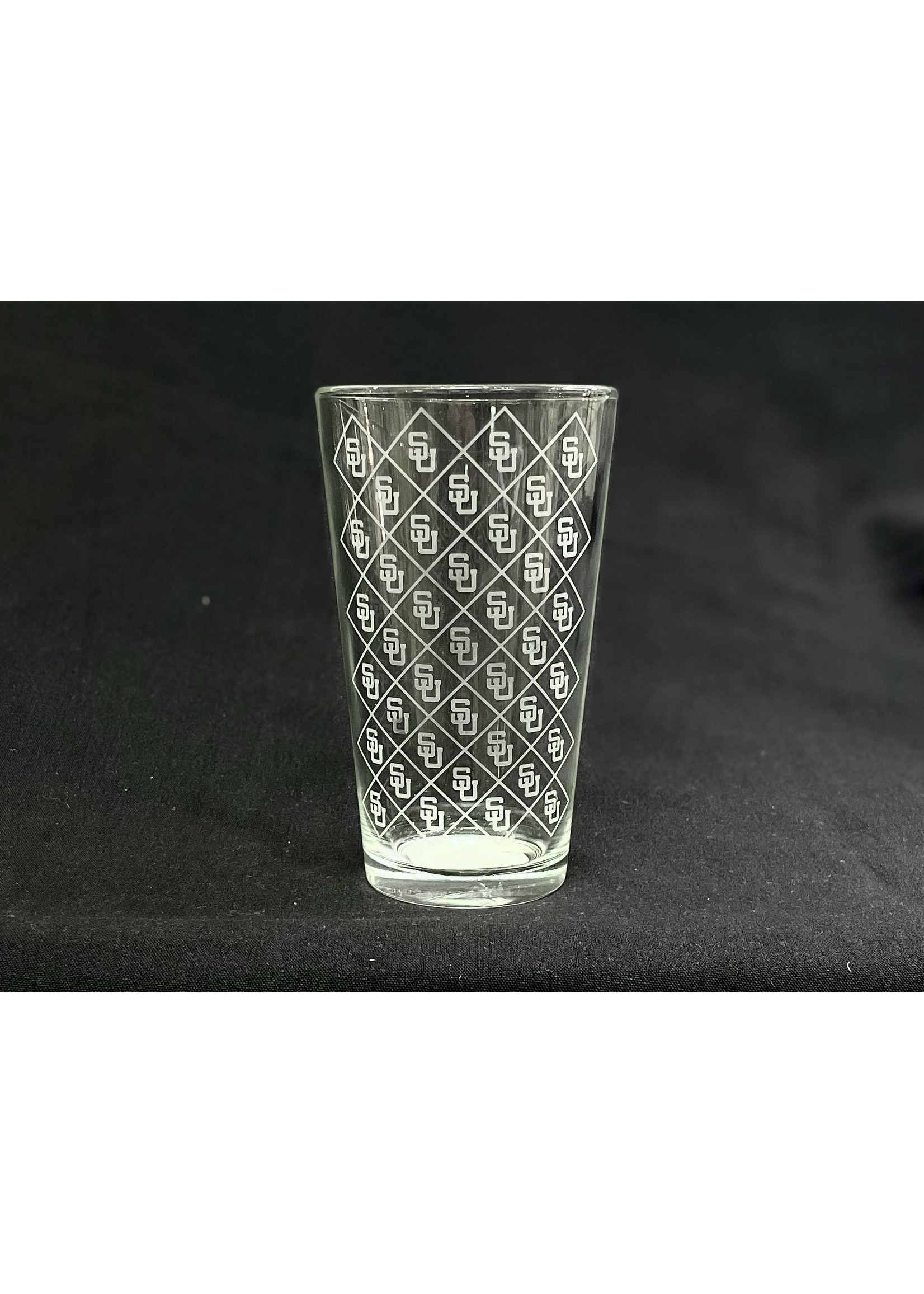 Glass Crystal Mixing 16 oz. SU Etching