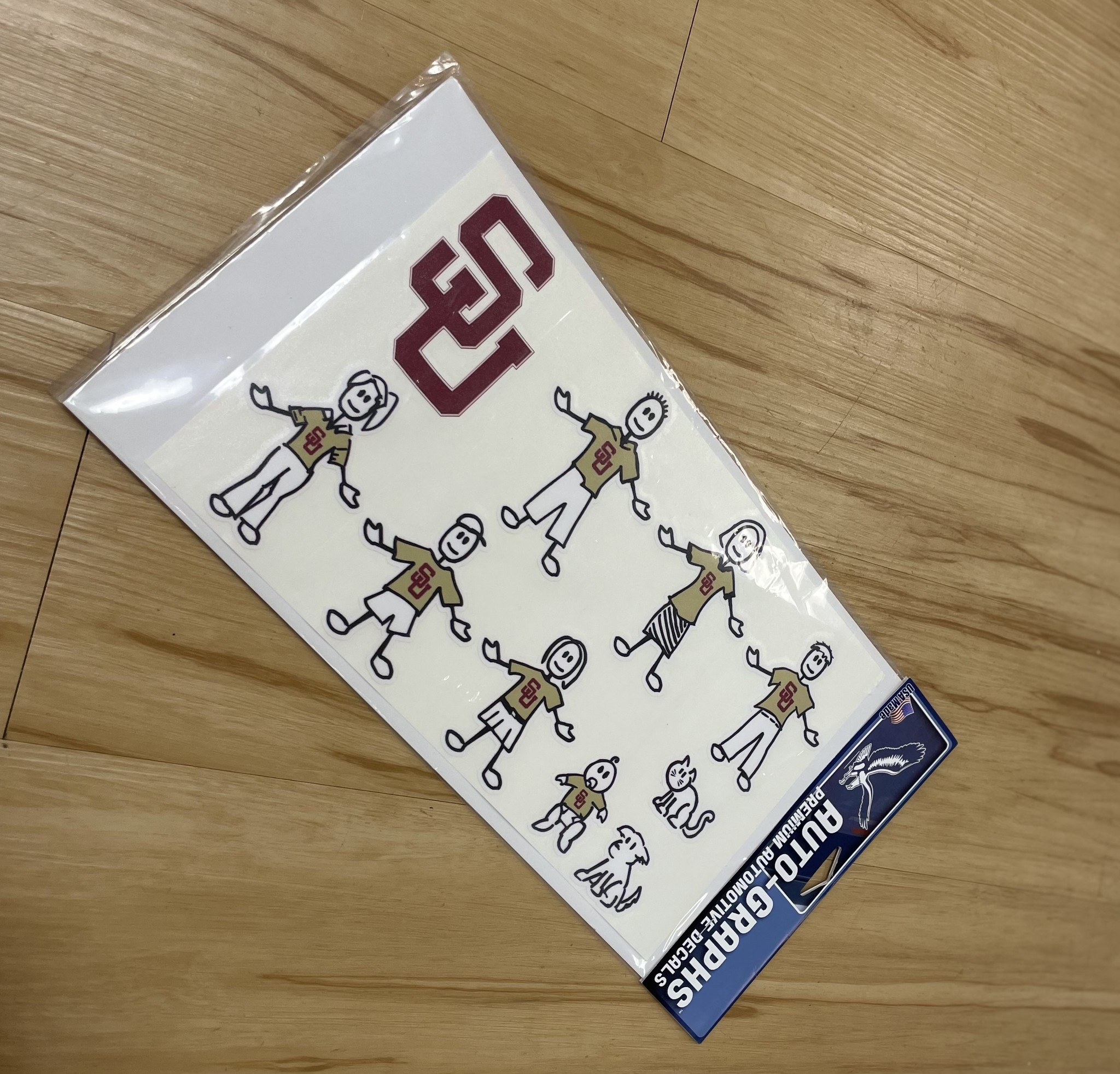 SU Family Cartoon Auto Decal