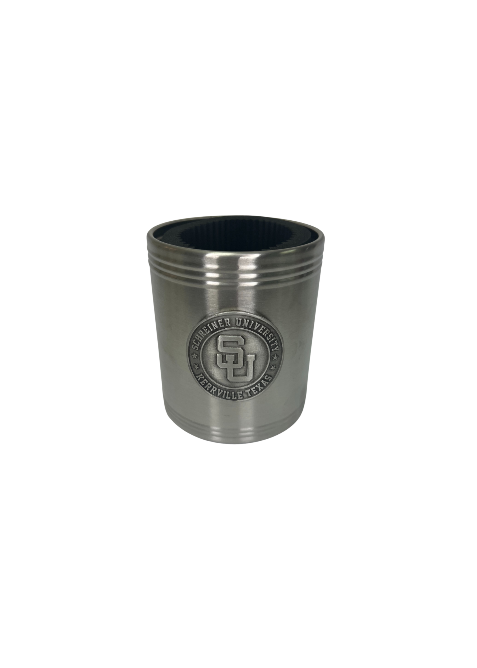 Branded Metal Koozie – Just A Guy In The Pew