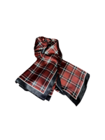 SU Silk Tartan Scarf