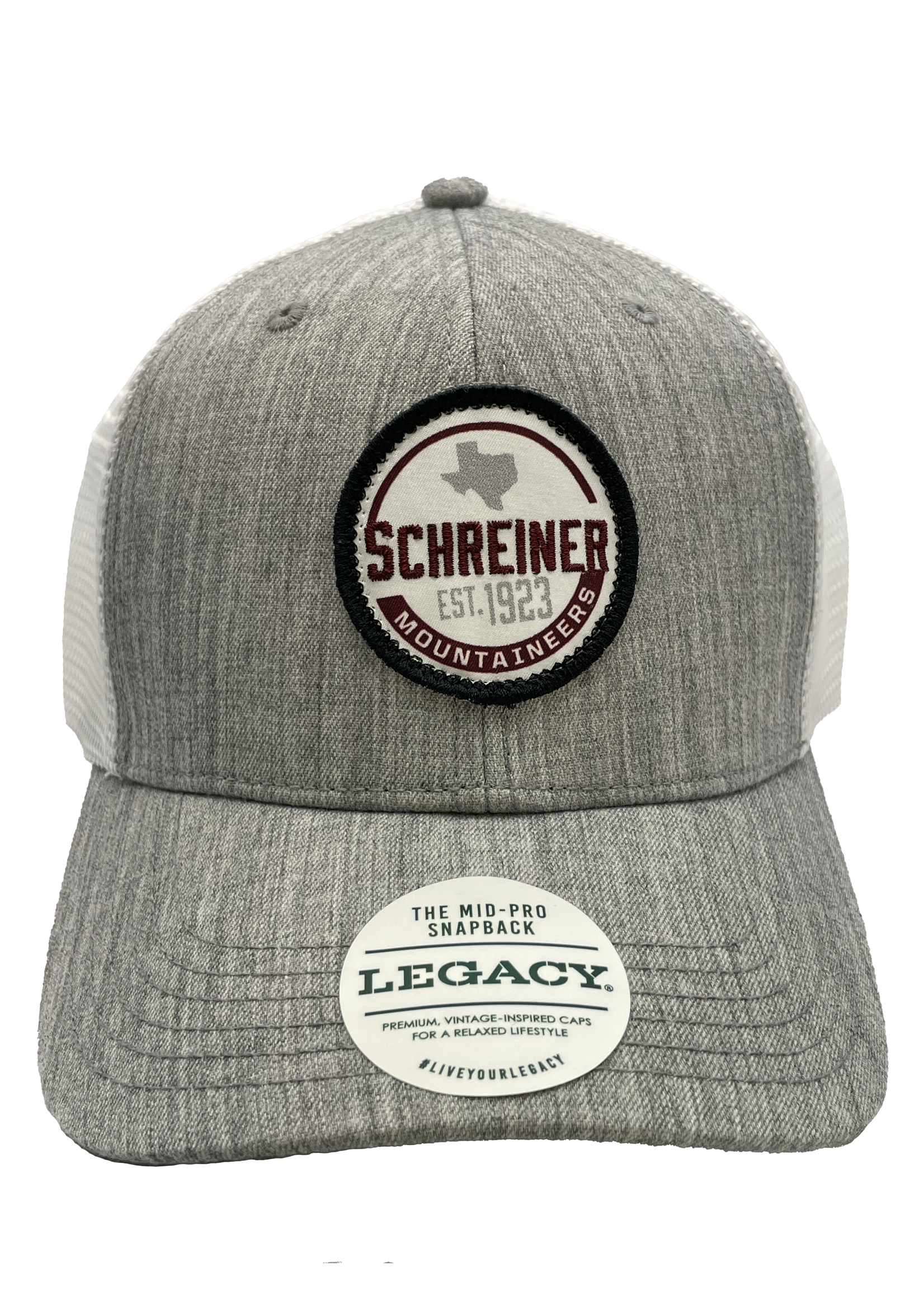 League Legacy League Mid-Pro Snapback Schreiner TX Trucker Hat
