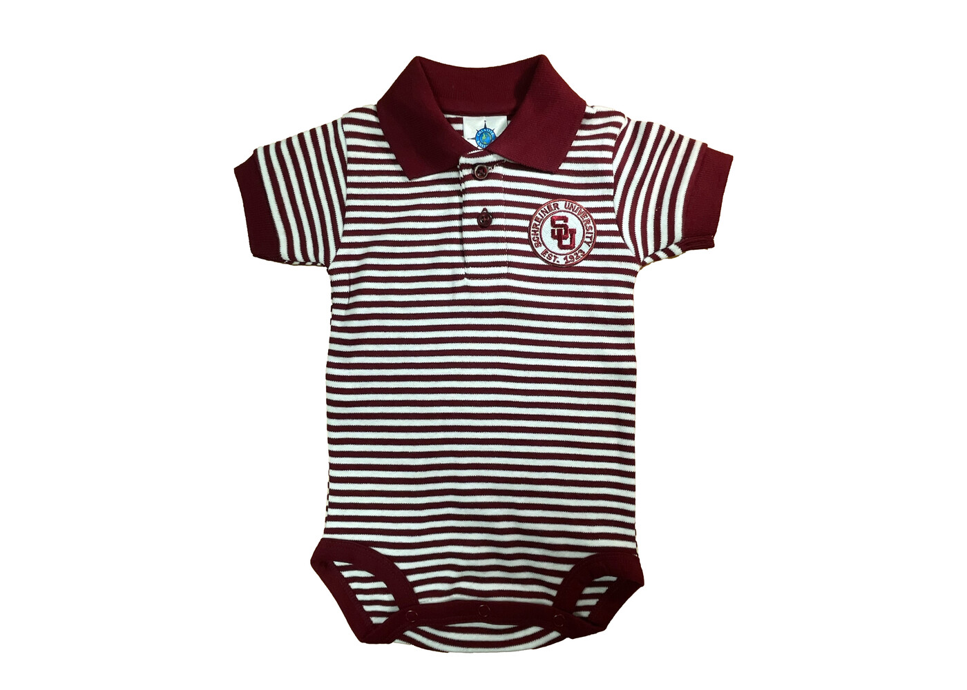 Creative Knitwear Schreiner Polo Striped Onesie