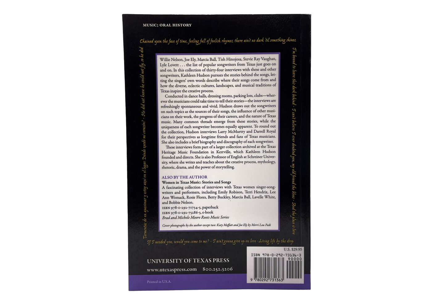 Telling Stories Writing Songs Book