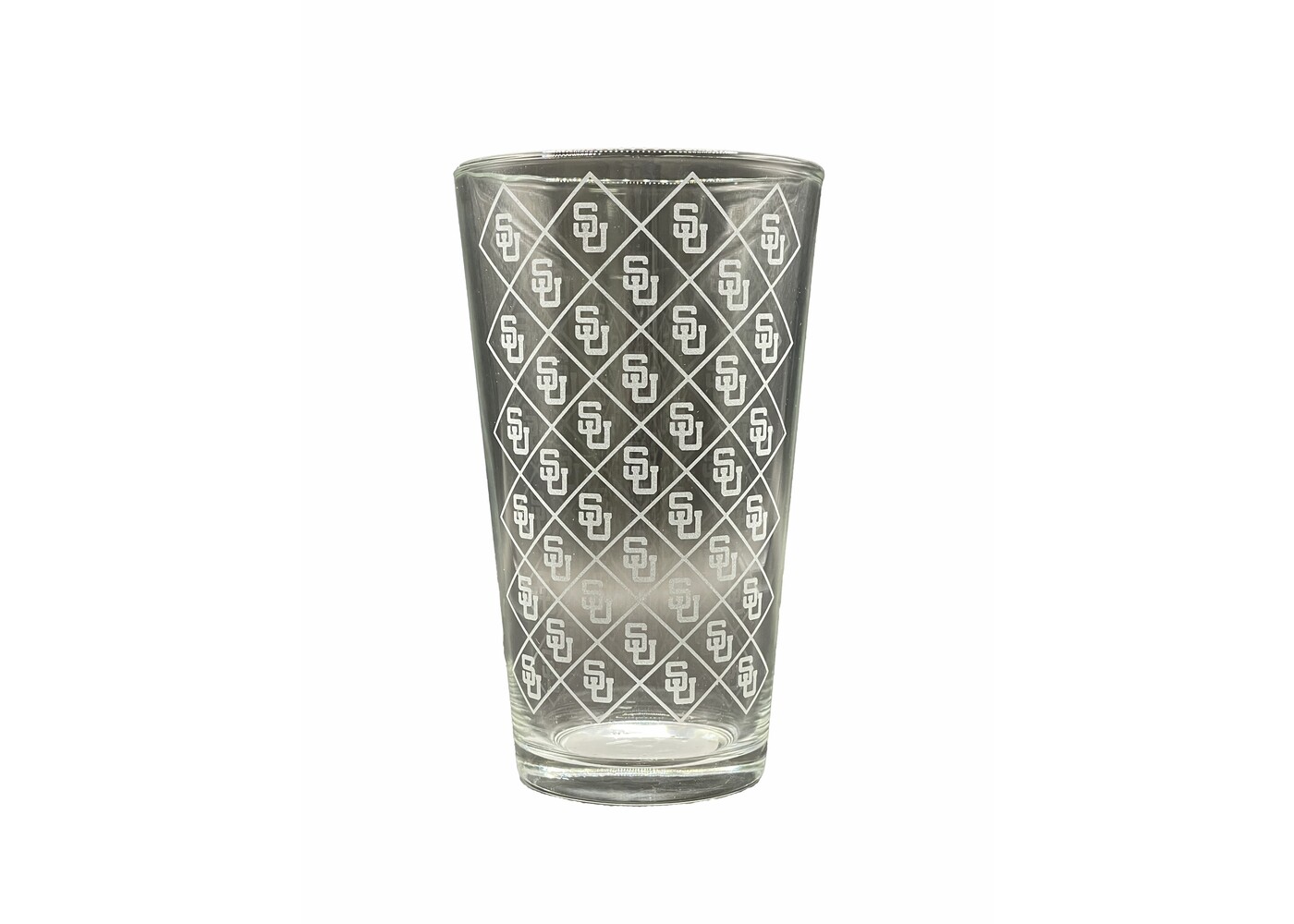 Glass 16 oz. SU Etching