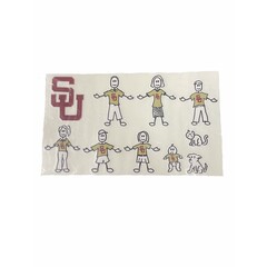 SU Family Cartoon Auto Decal