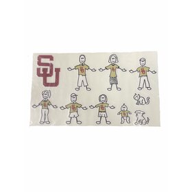  SU Family Cartoon Auto Decal