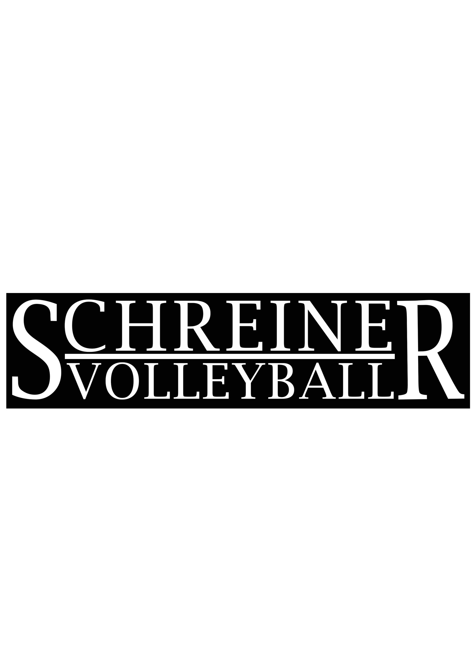 Schreiner Volleyball Decal