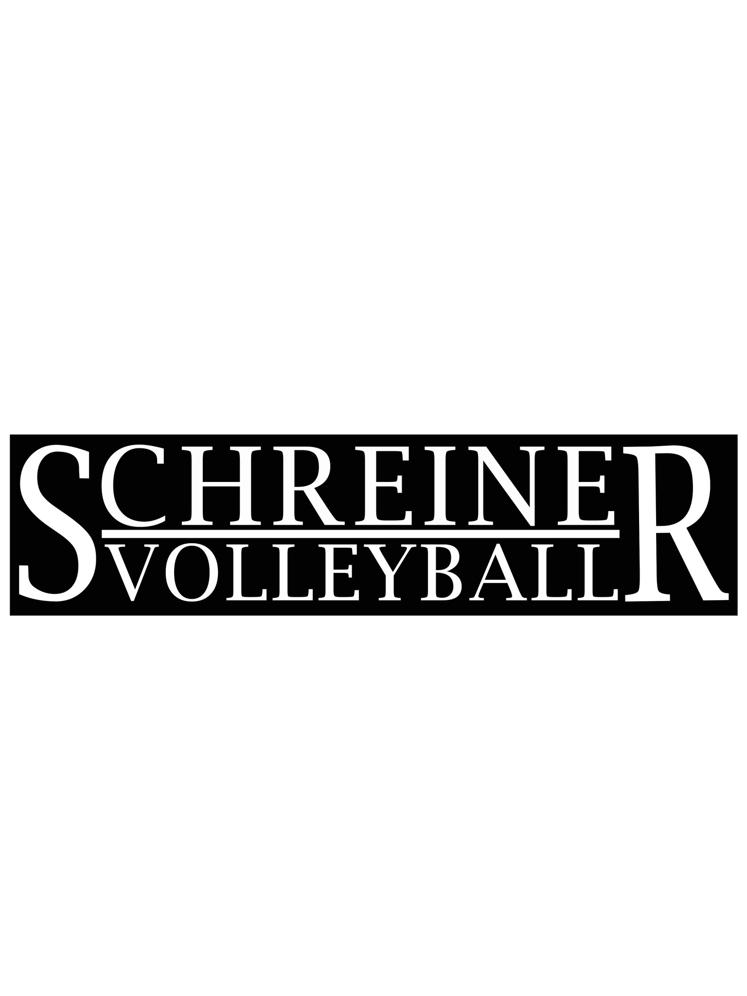 Schreiner Volleyball Decal