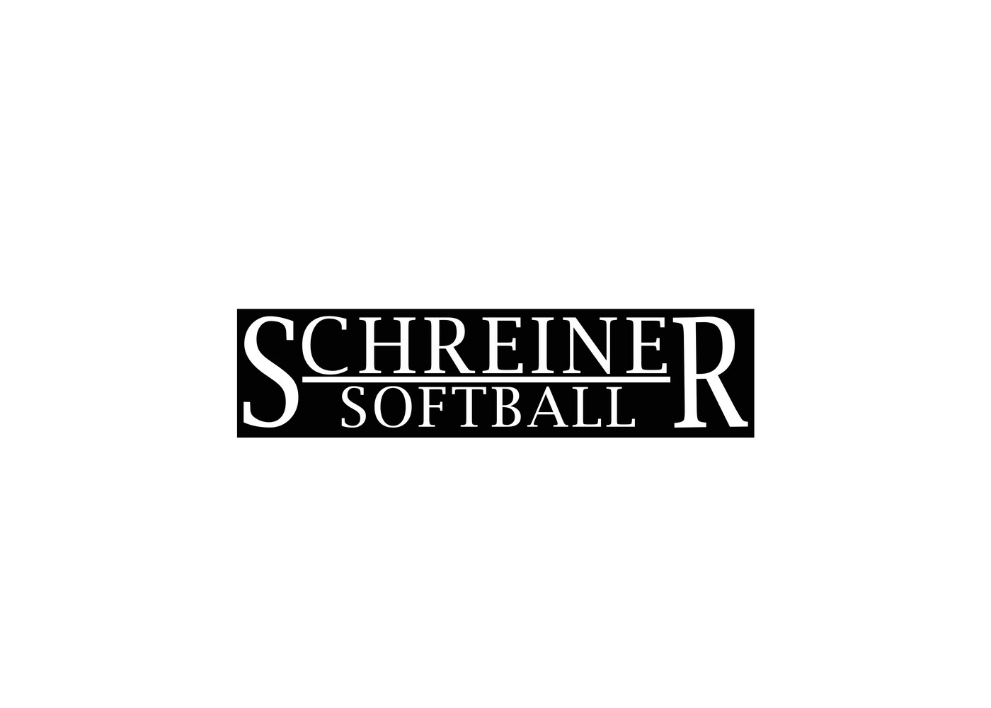 Schreiner Decal Softball