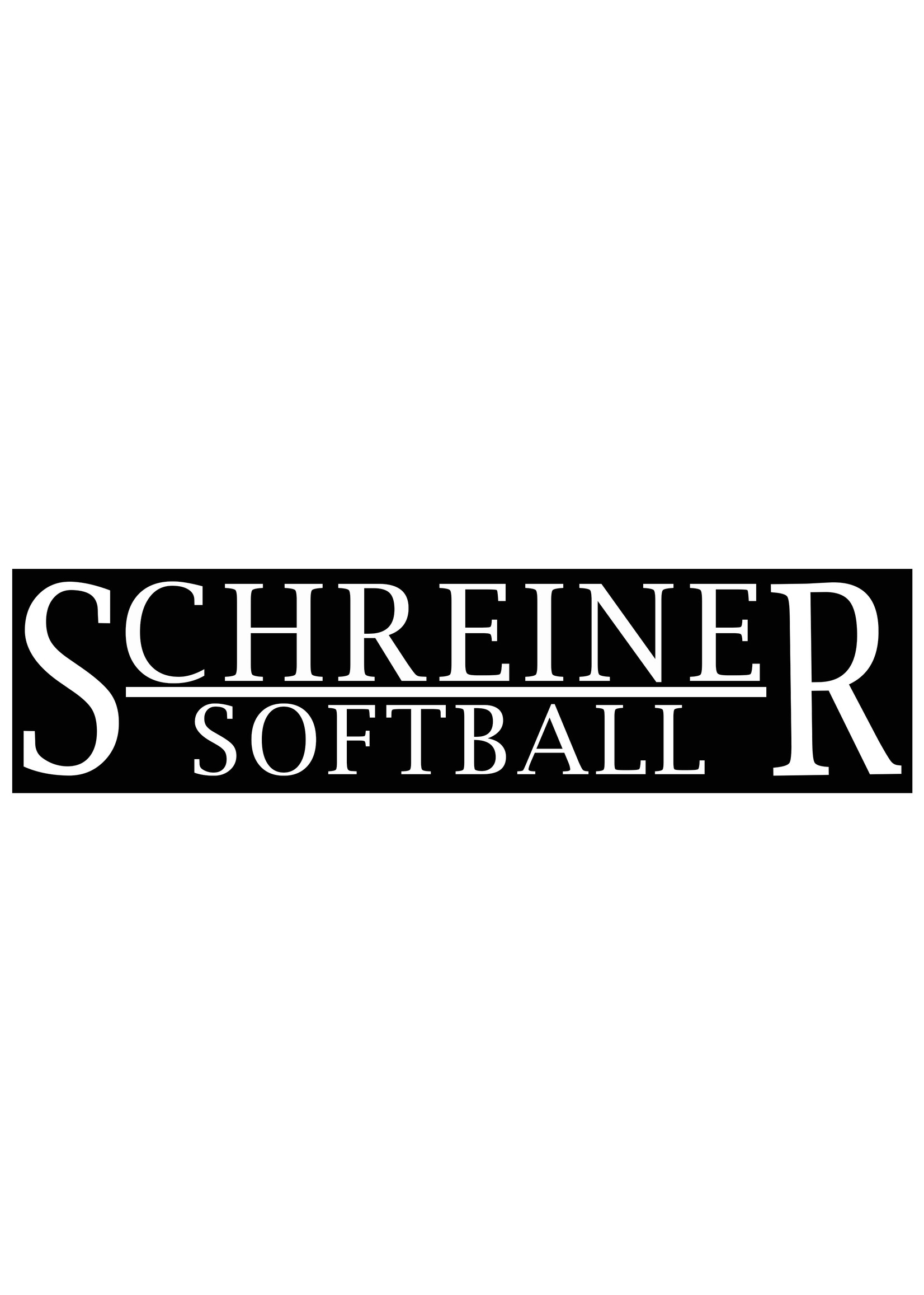 Schreiner Decal Softball